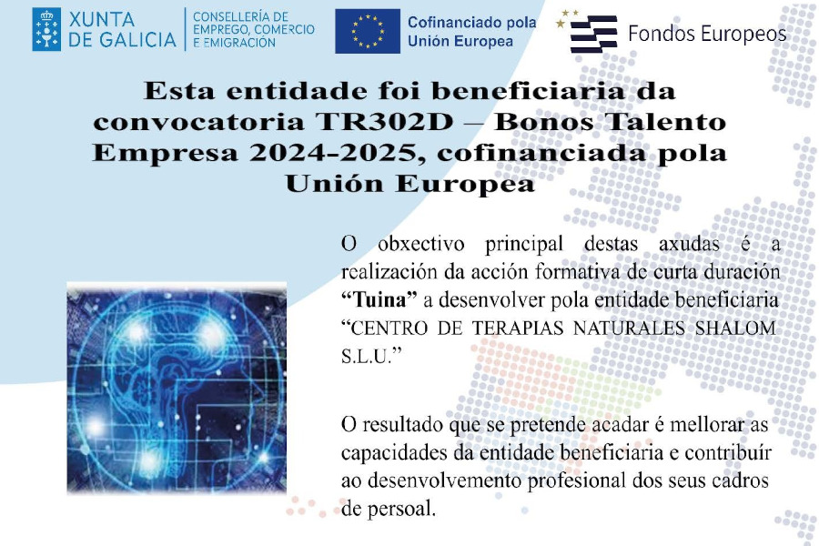 Bonos Talento Empresa: Curso de Tuina
