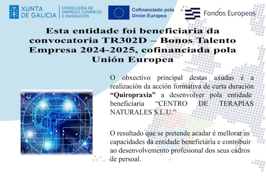 Bonos Talento Empresa: Curso de Quiropraxia