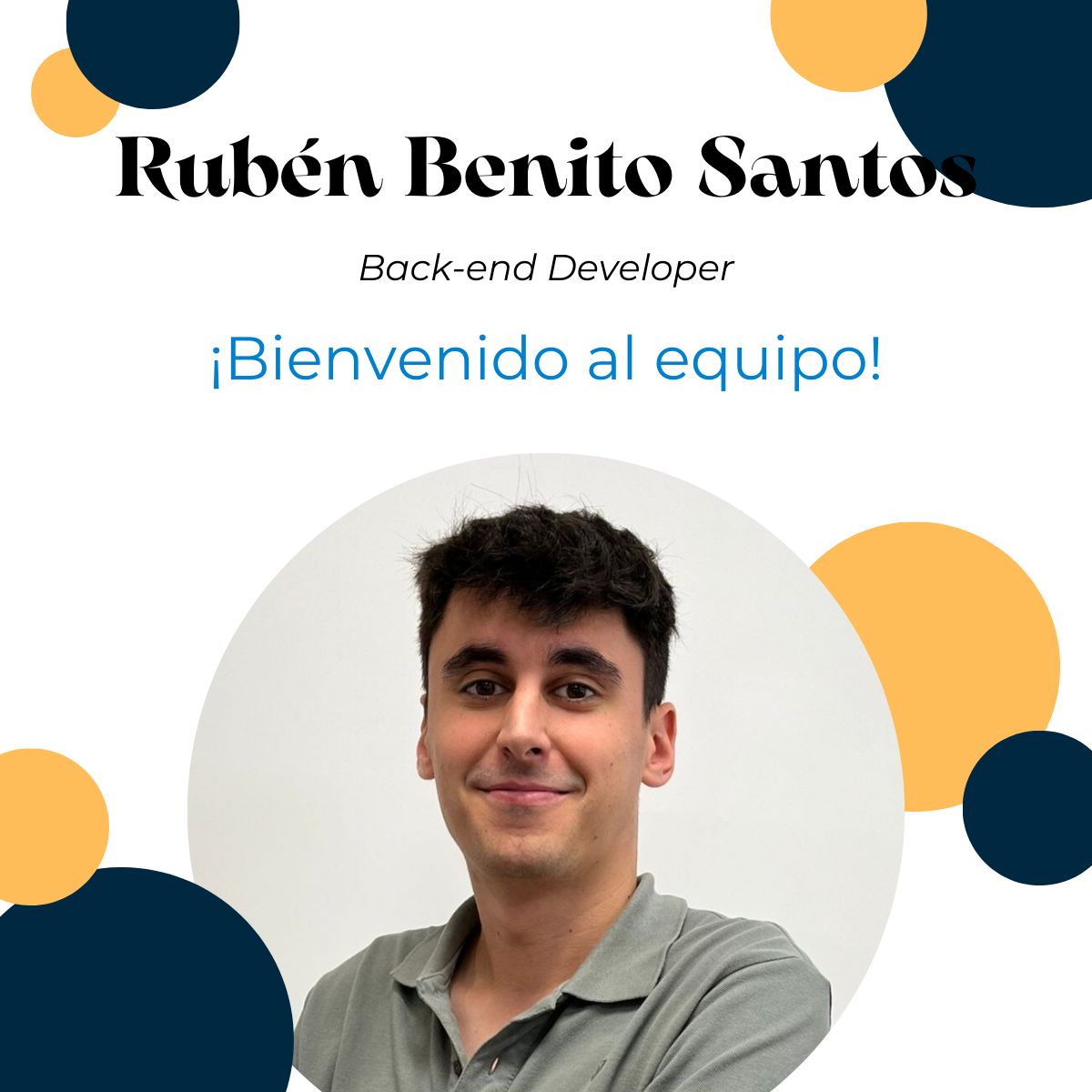 🌟 ¡Le damos la bienvenida a Rubén Benito Santos a Qaroní! 🌟