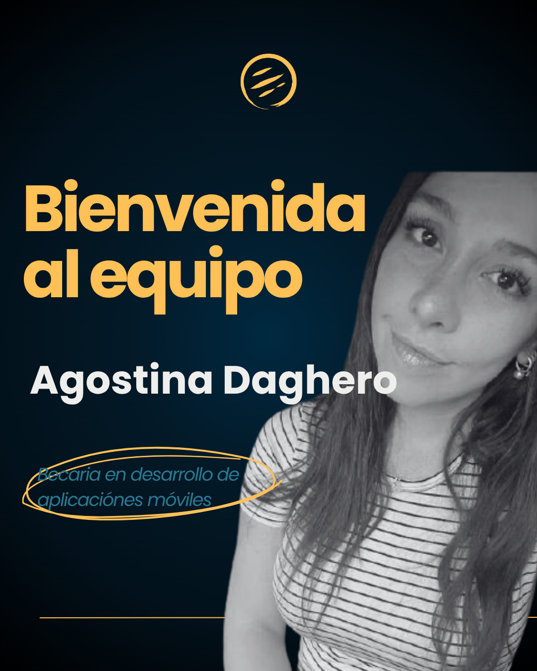 Bienvenida al equipo Agostina!!