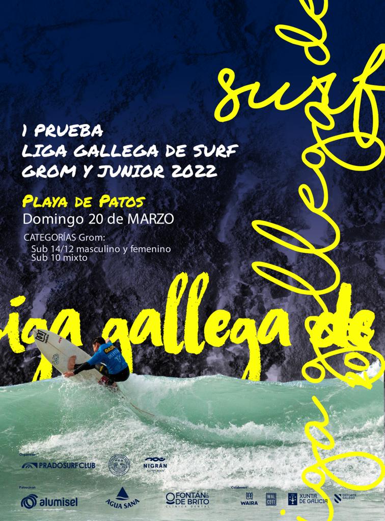 1ª PROBA LIGA GALEGA JUNIOR 1 DE SURF (KIDS) Praia de Patos – Concello de Nigrán