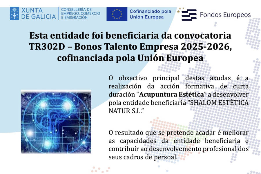 Bonos Talento Empresa: Curso de Acupuntura Estética