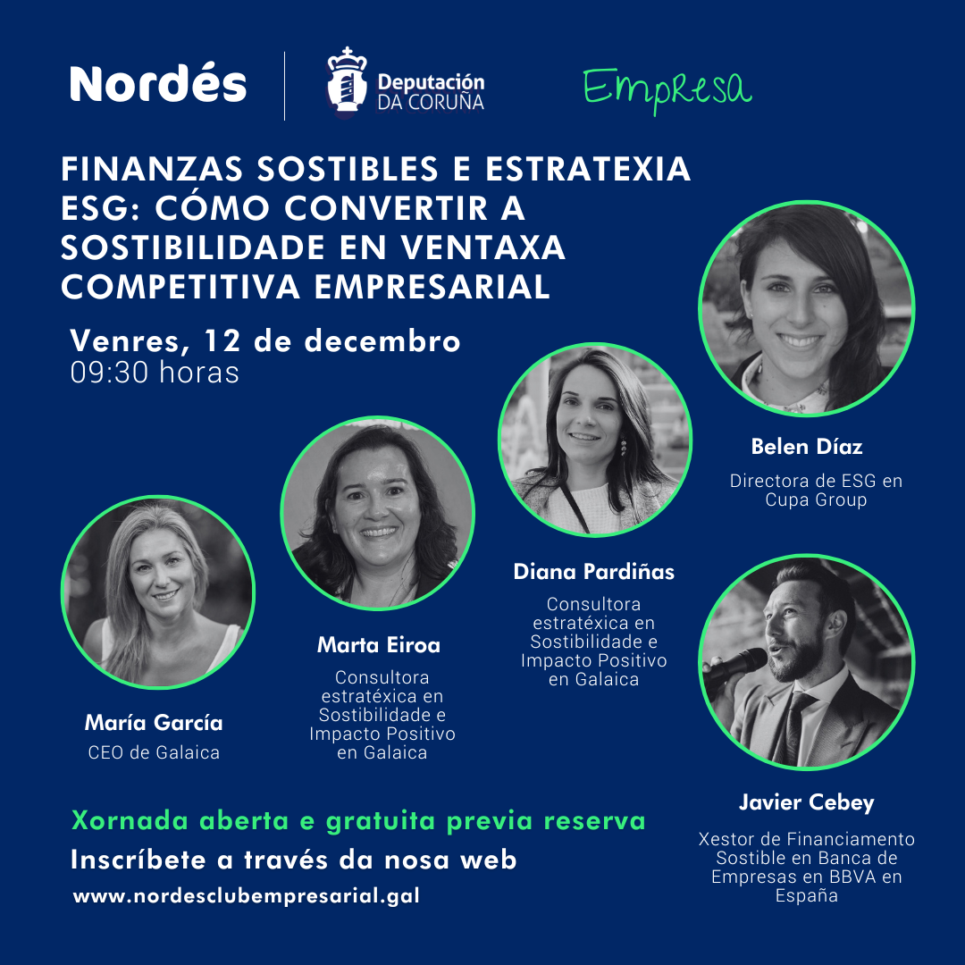 Finanzas sostibles e estratexia ESG: como convertir a sostibilidade en ventaxa competitiva empresarial