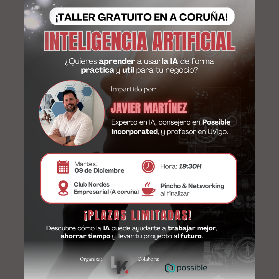 ¿Quieres aprender a usar la IA de forma práctica y útil para tu negocio?