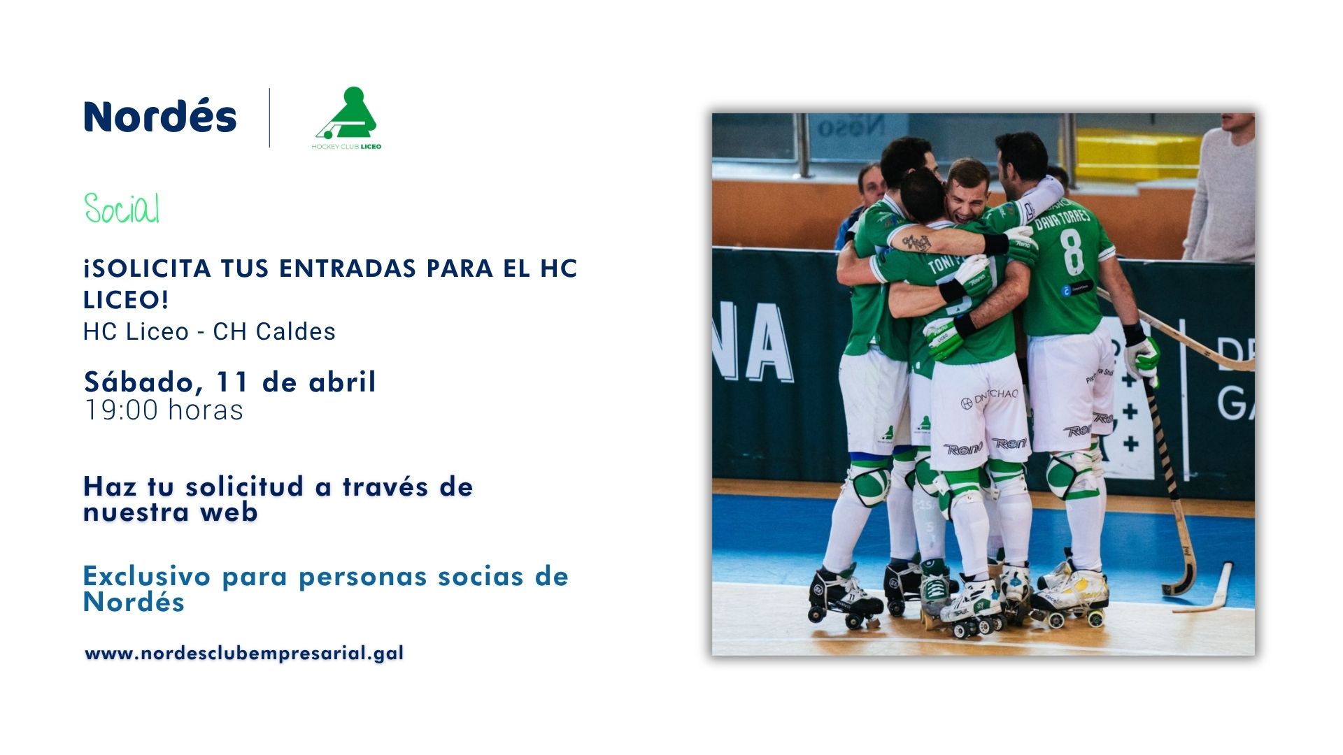 ¡Solicita tus entradas para el HC Liceo! 11.04.26