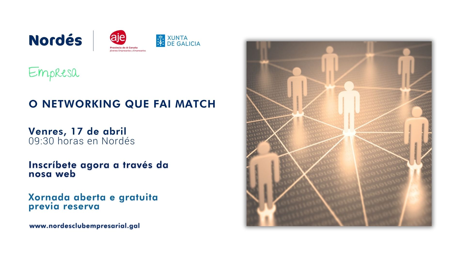 O networking que fai match