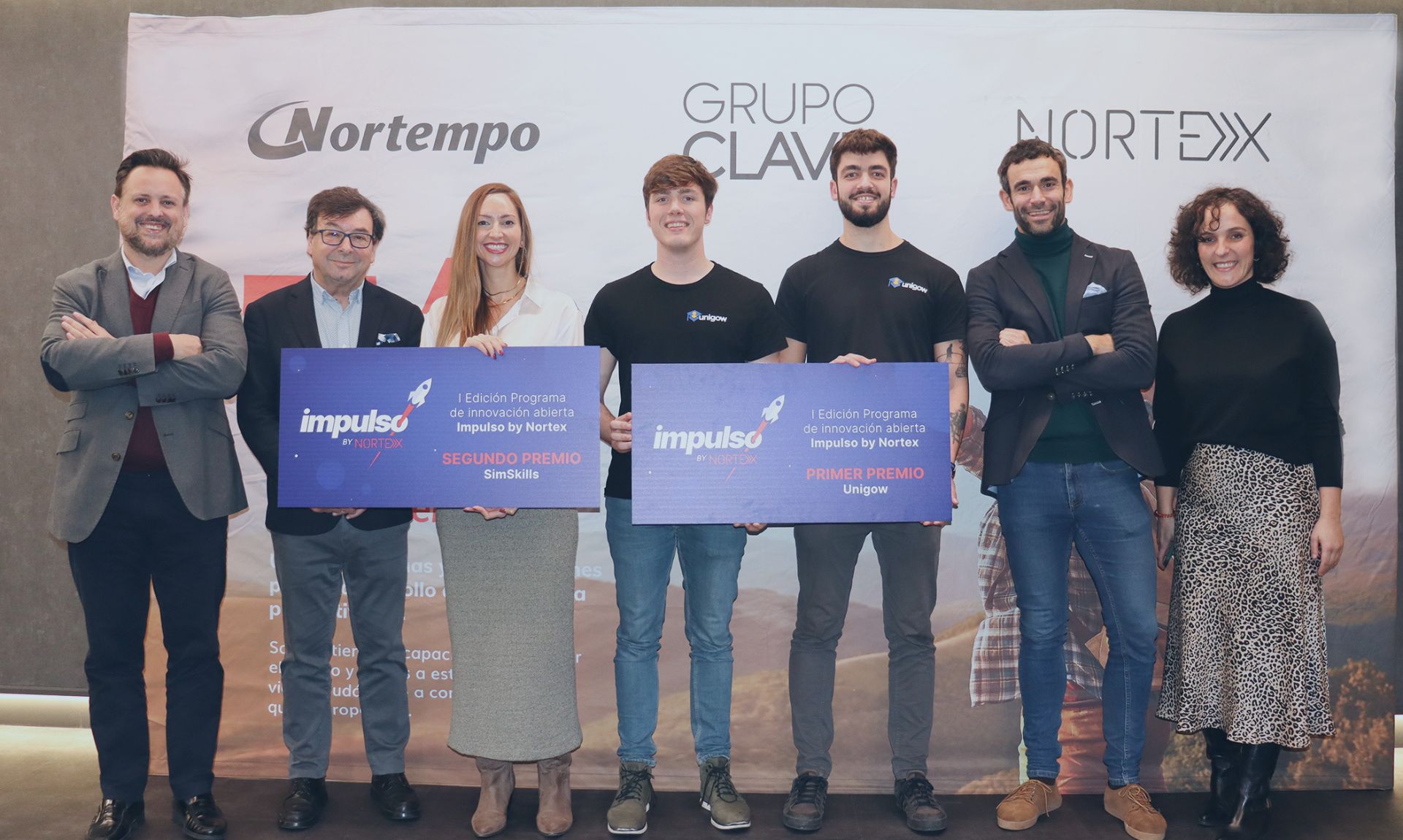 Una plataforma digital para orientar la carrera laboral y un juego de roles con Inteligencia Artificial, Premios de 'Impulso by Nortex'