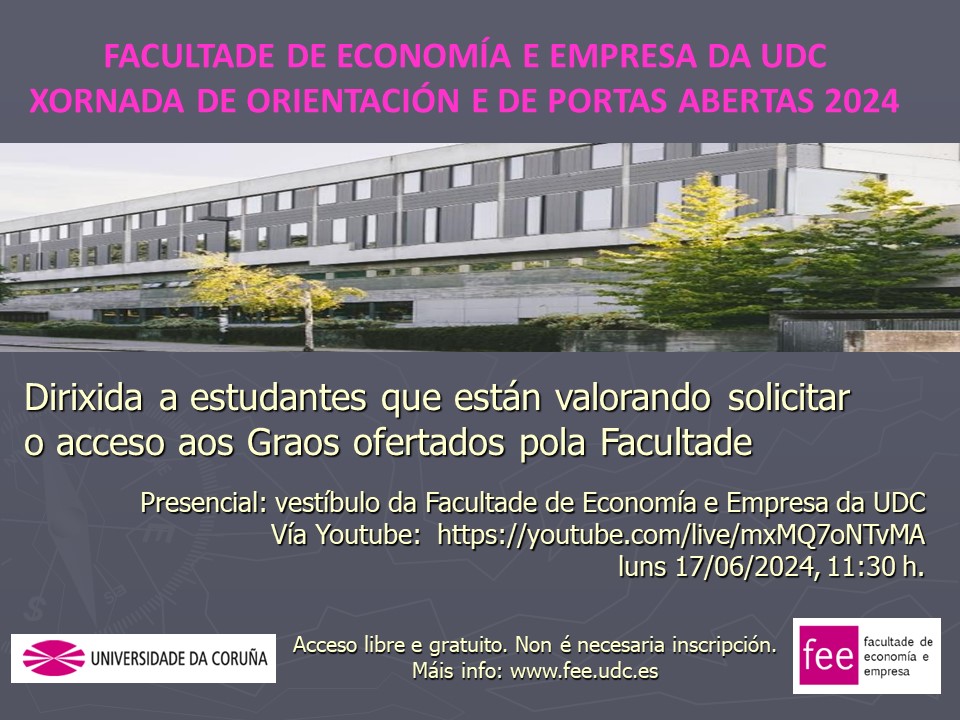 ESTUDIA EN LA FACULTAD DE ECONOMÍA Y EMPRESA