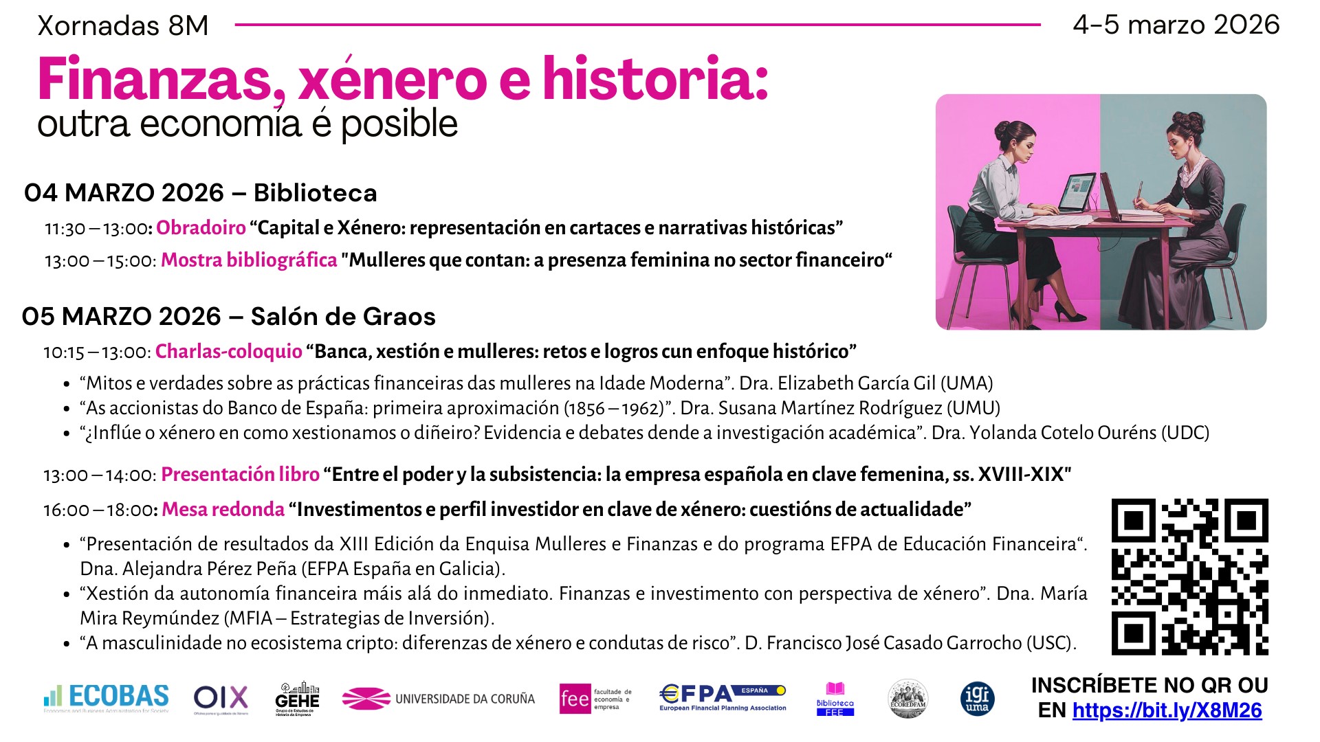 Jornadas 8M, 4 y 5 de marzo