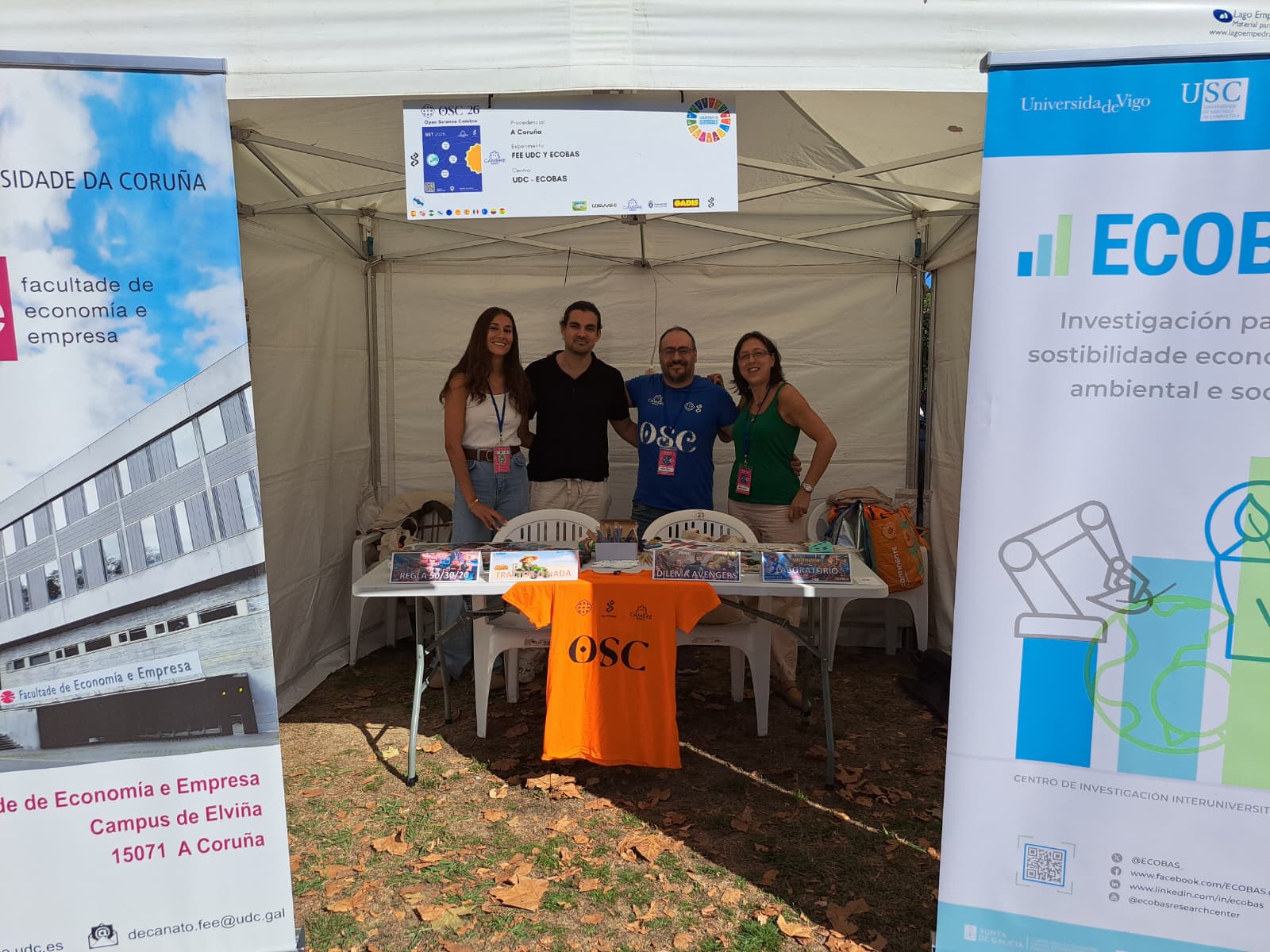 Docentes de la FEE participaron el 19 y 20 de septiembre en la IX edición de la “Open Science Cambre 2026”