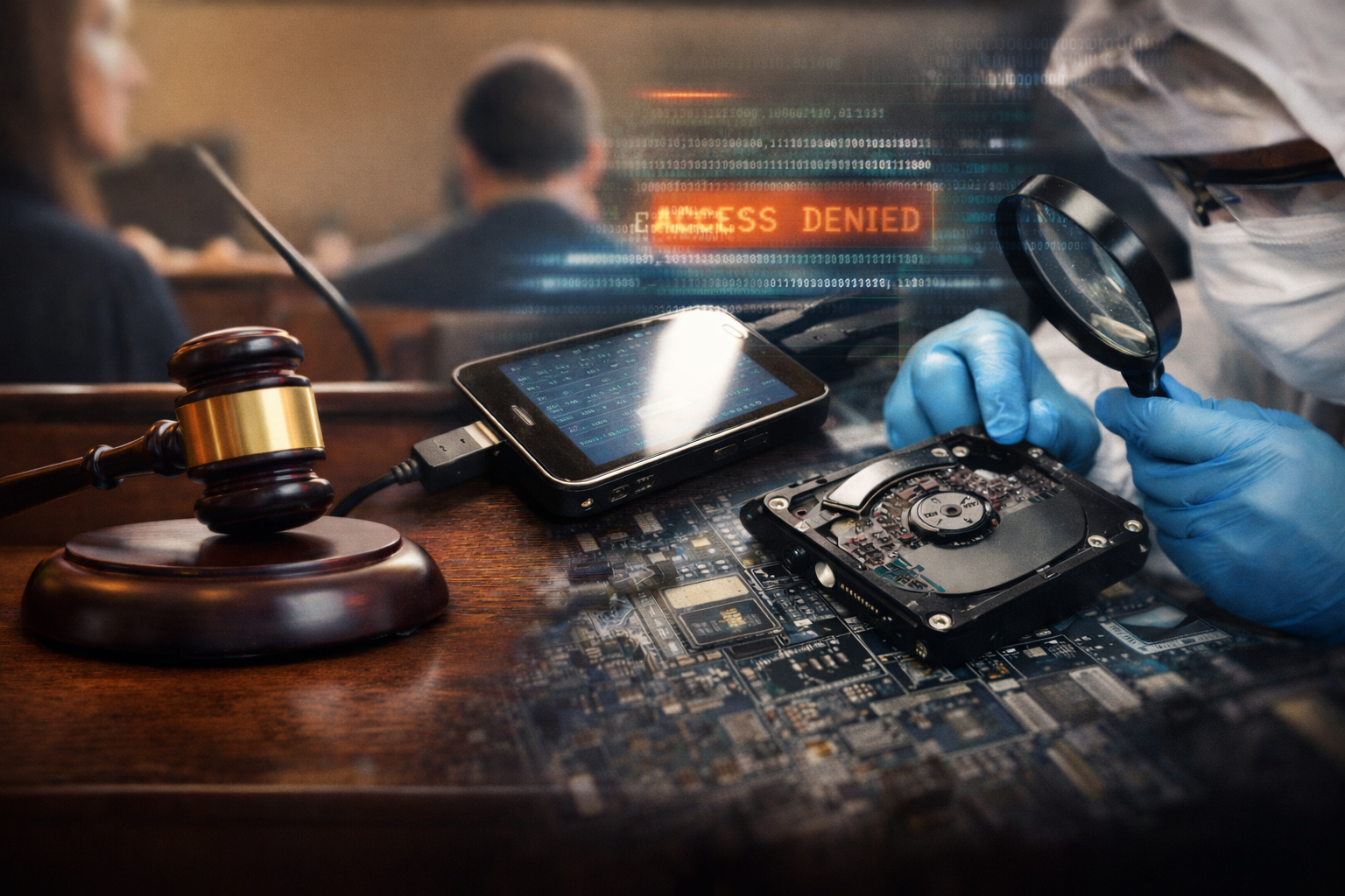 El manejo de las evidencias digitales en España