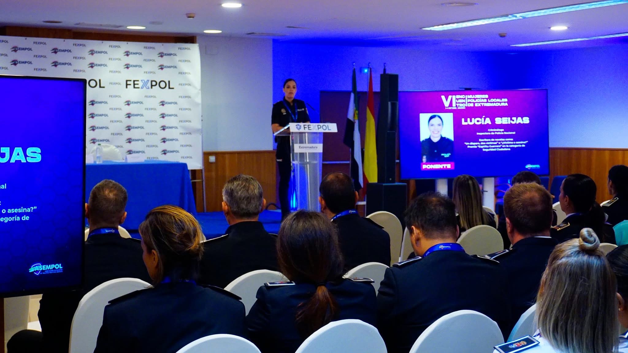 Éxito de participación en el VI Encuentro de Mujeres Policías Locales de Extremadura