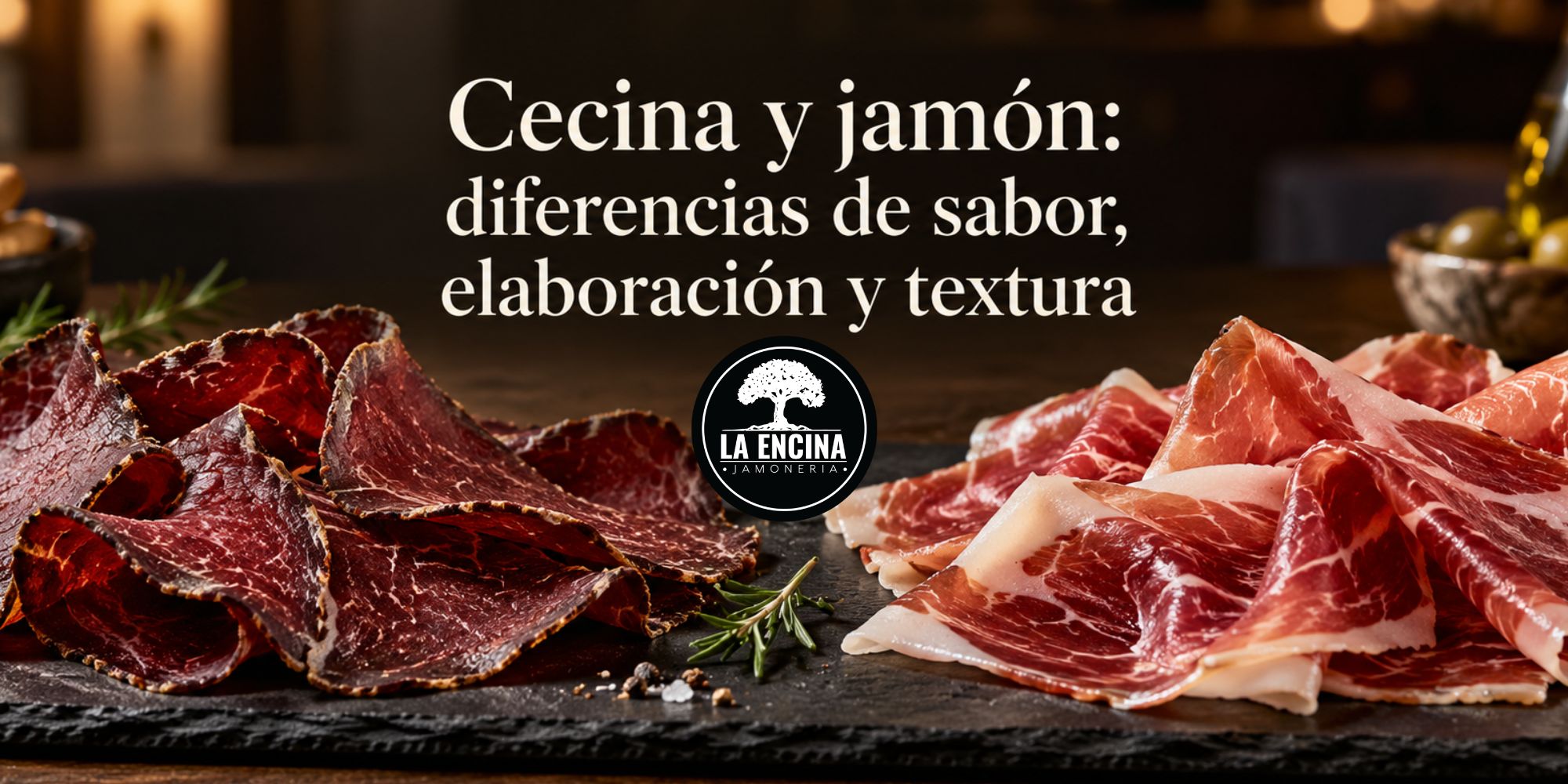 Cecina y jamón: diferencias de sabor, elaboración y textura
