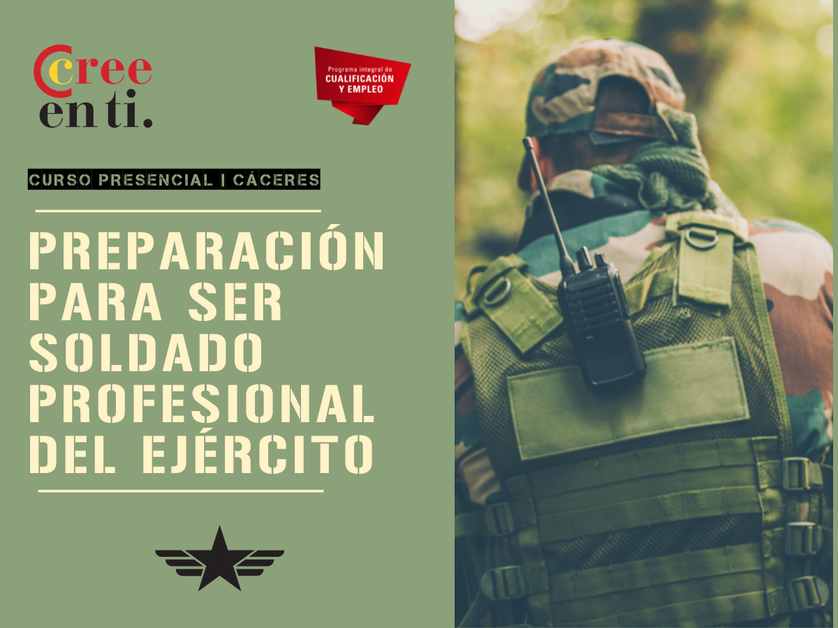 Curso gratuito de preparación para ser soldado profesional del ejército