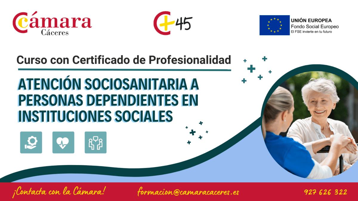 Curso Atención Socio Sanitaria Cáceres