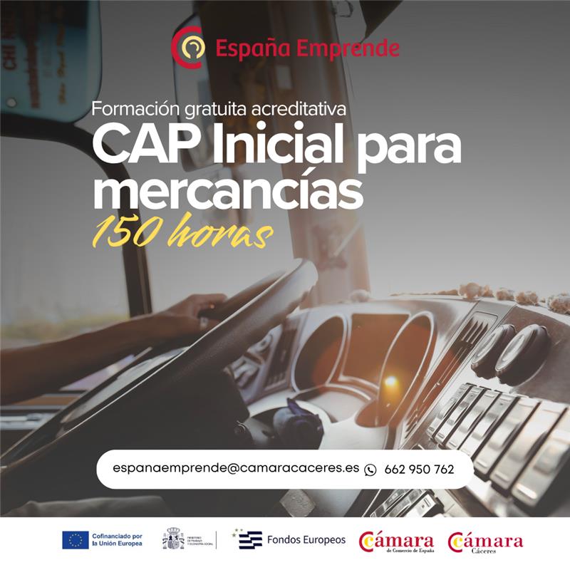 Formación gratuita CAP Inicial para transporte de mercancías