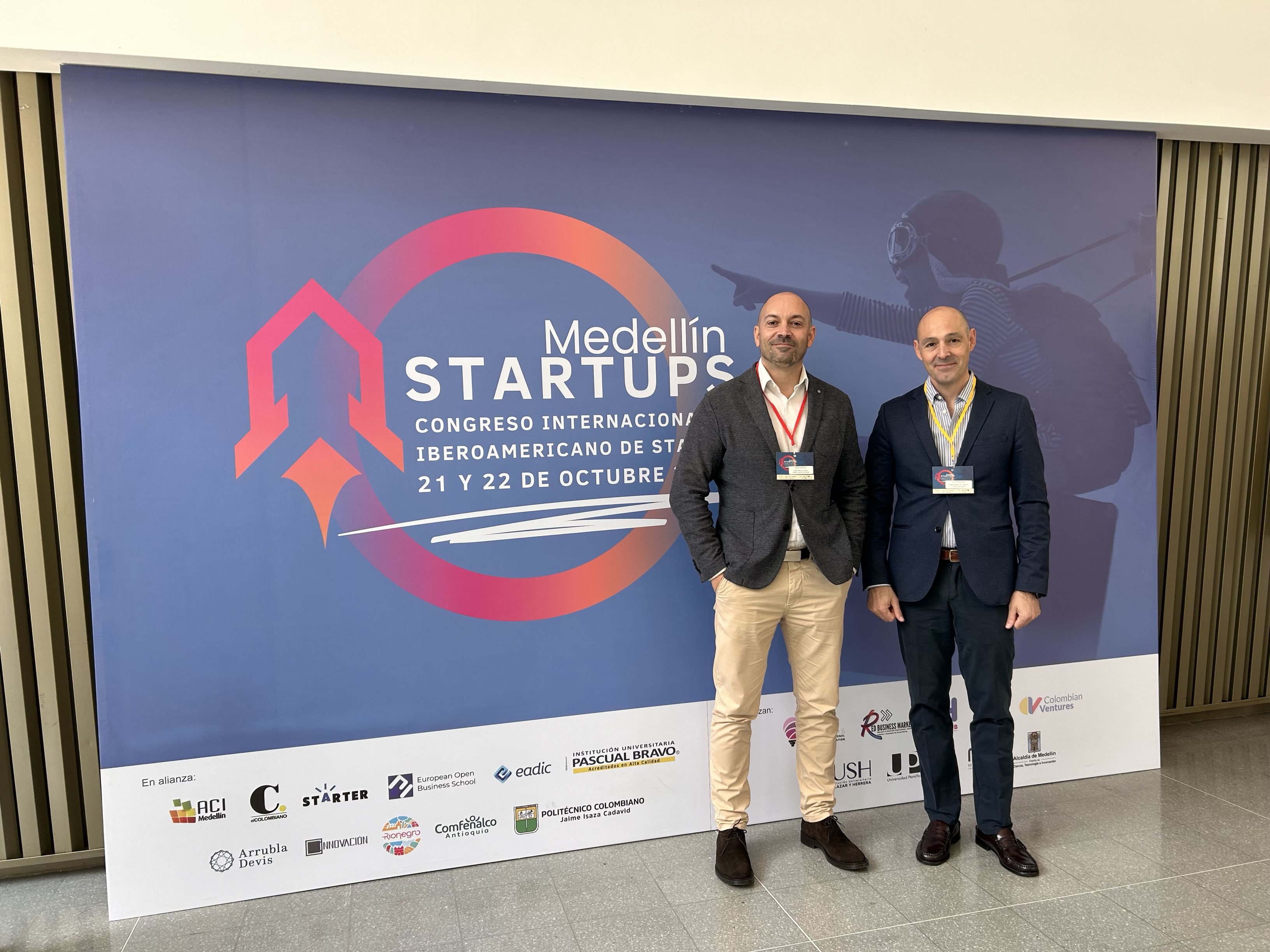 La Cámara de Comercio de Cáceres promociona C-LAB y el club de inversión ‘Cáceres Investor Hub’ en el Congreso Internacional de Startups de Medellín (Colombia)