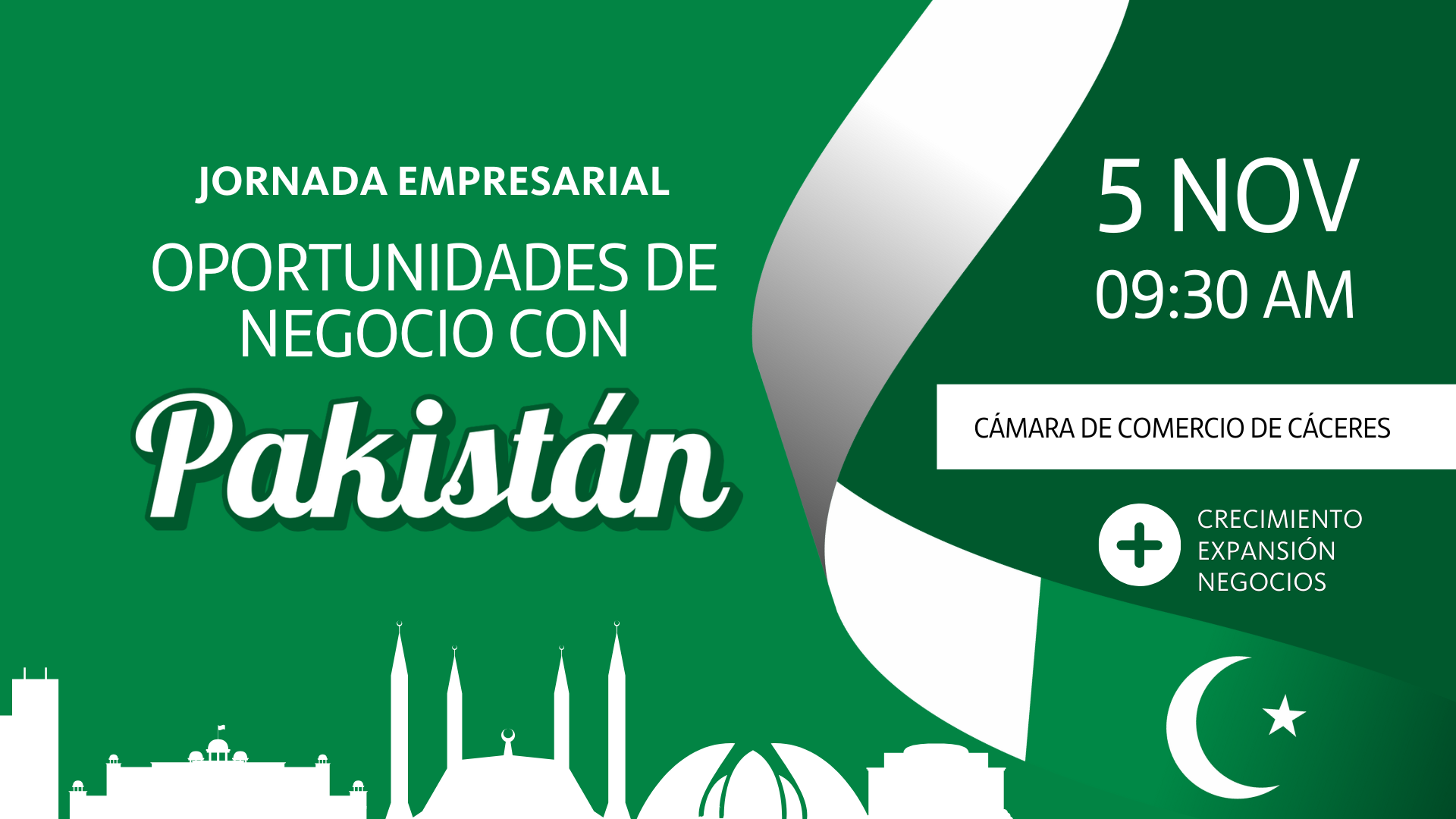 La Cámara de Comercio de Cáceres celebra una jornada empresarial sobre oportunidades de negocio en Pakistán