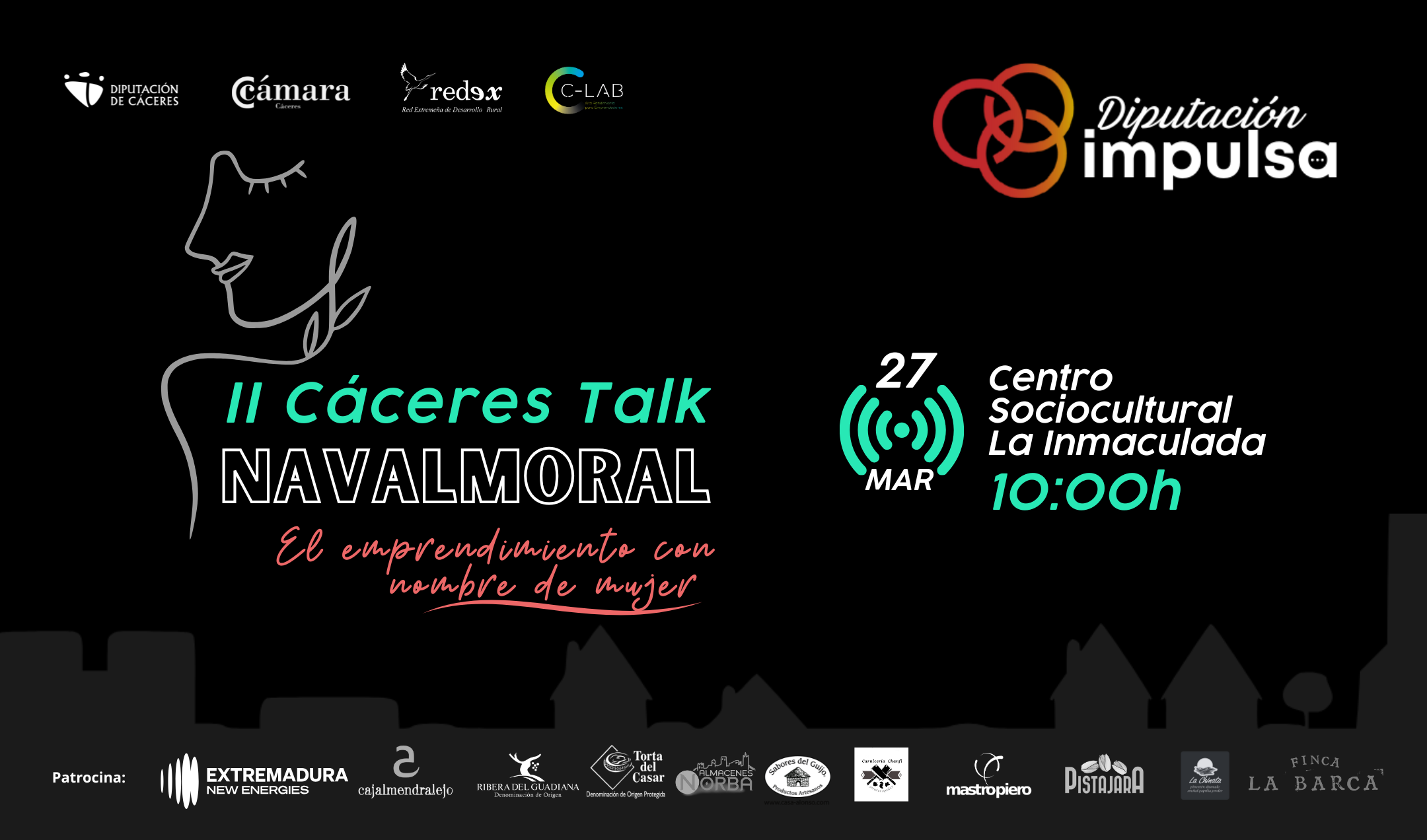Diputación Impulsa abre la convocatoria del concurso de emprendimiento femenino ‘Cáceres Talk Navalmoral’