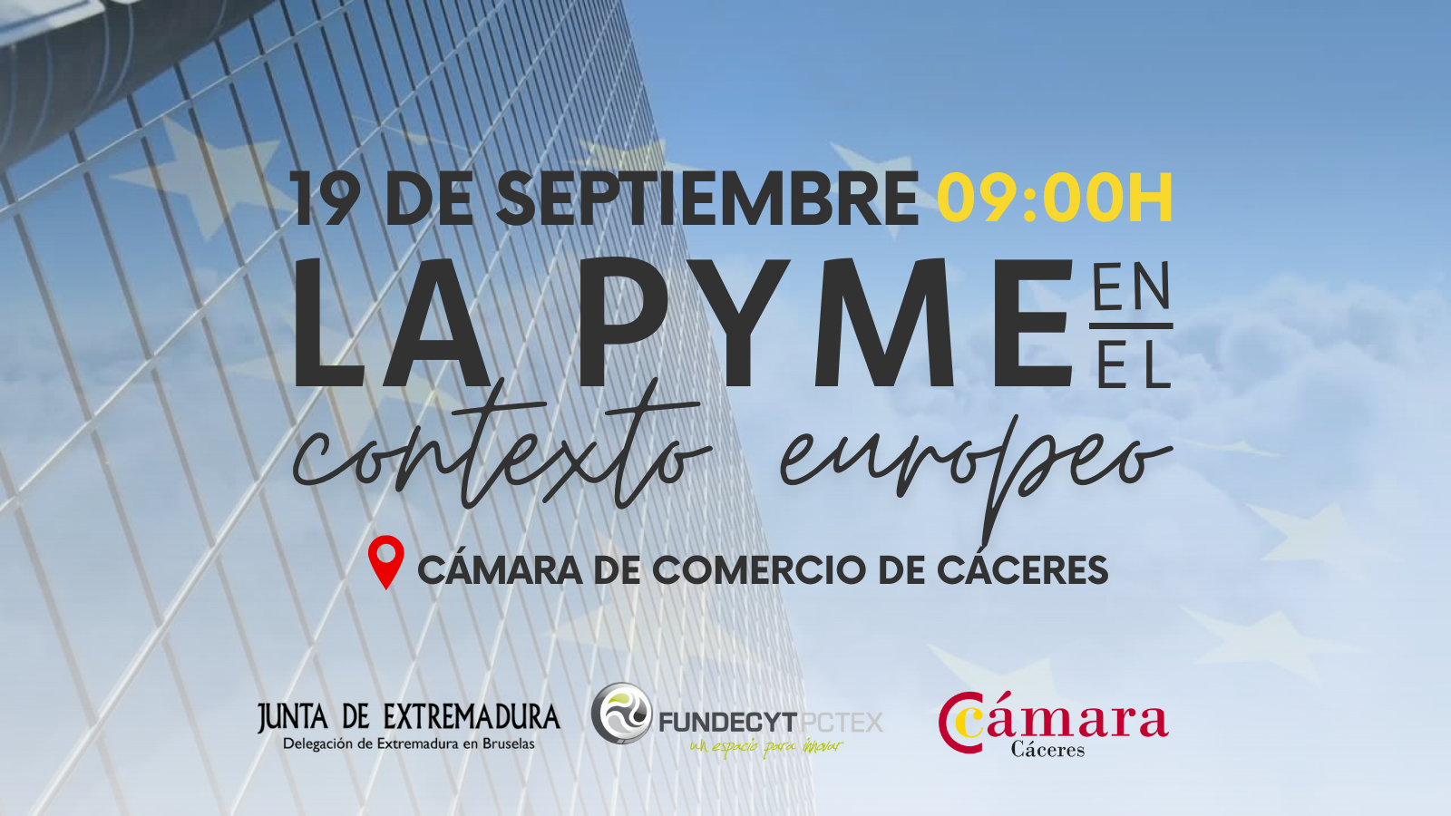 La Cámara de Comercio de Cáceres celebra un encuentro empresarial sobre el papel de la pyme extremeña en Europa