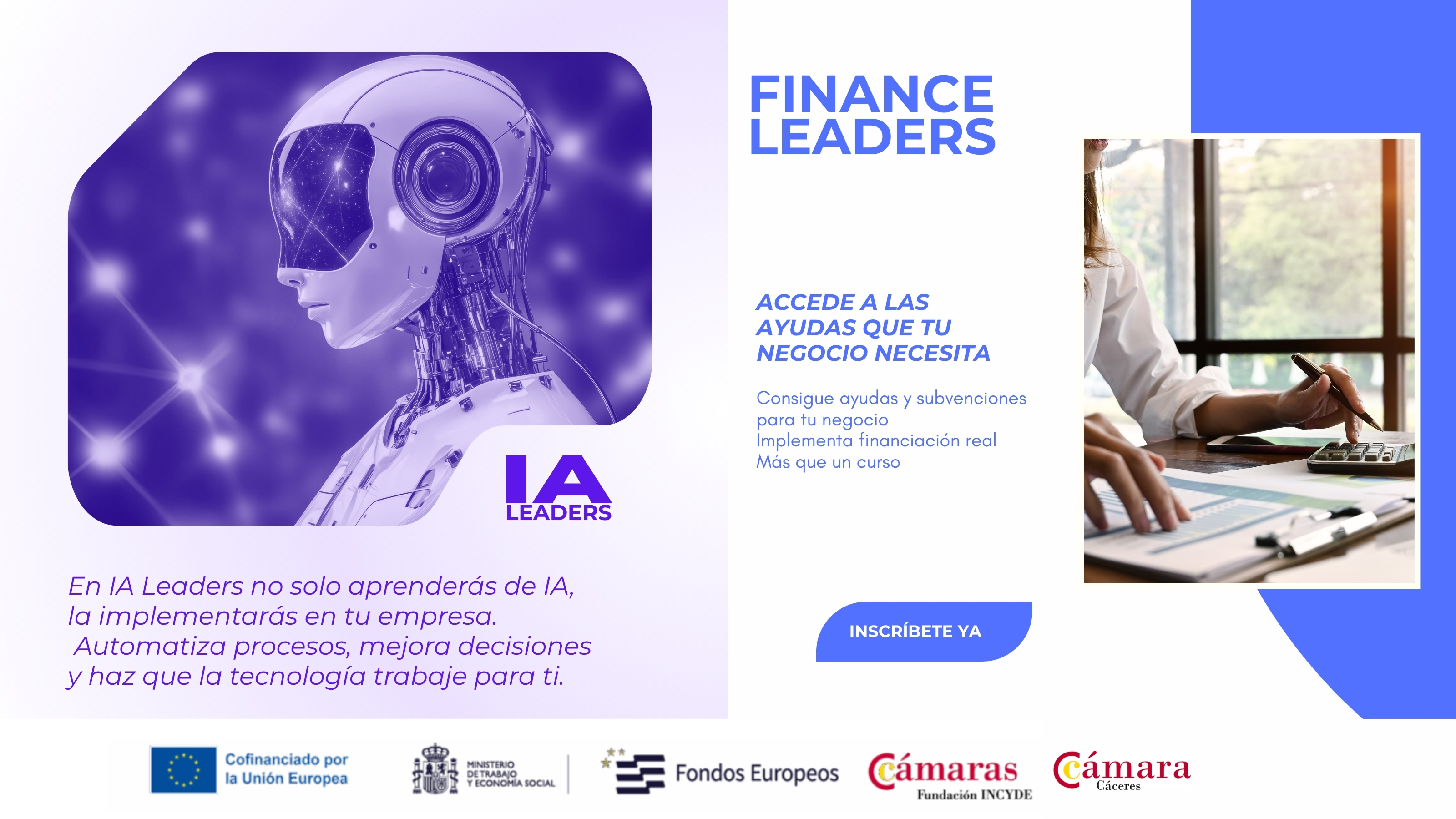 La Cámara de Comercio de Cáceres lanza dos programas pioneros para impulsar la financiación e innovación empresarial en la provincia