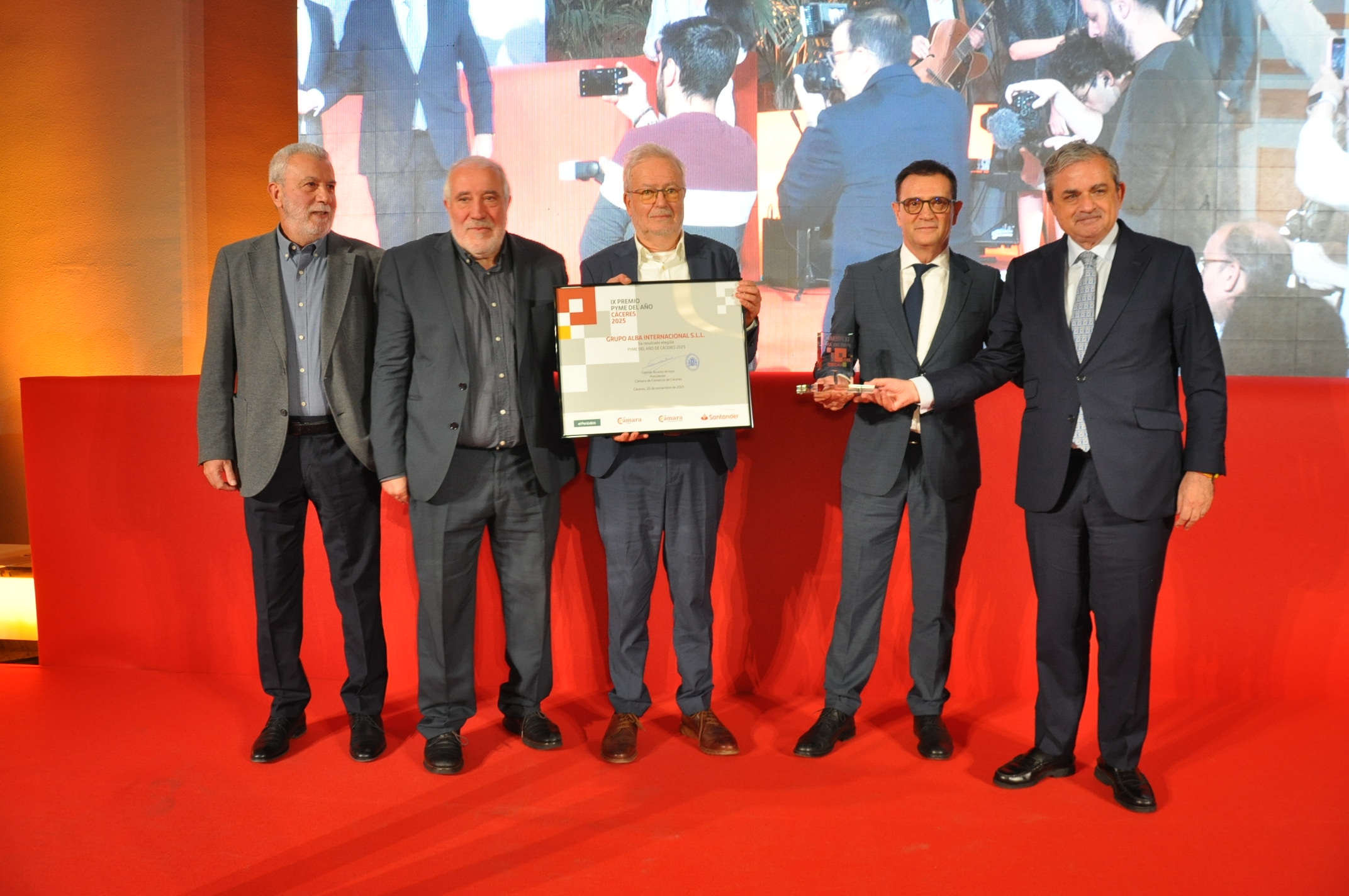 Grupo Alba, Pyme del año 2025 de la Cámara de Comercio de Cáceres