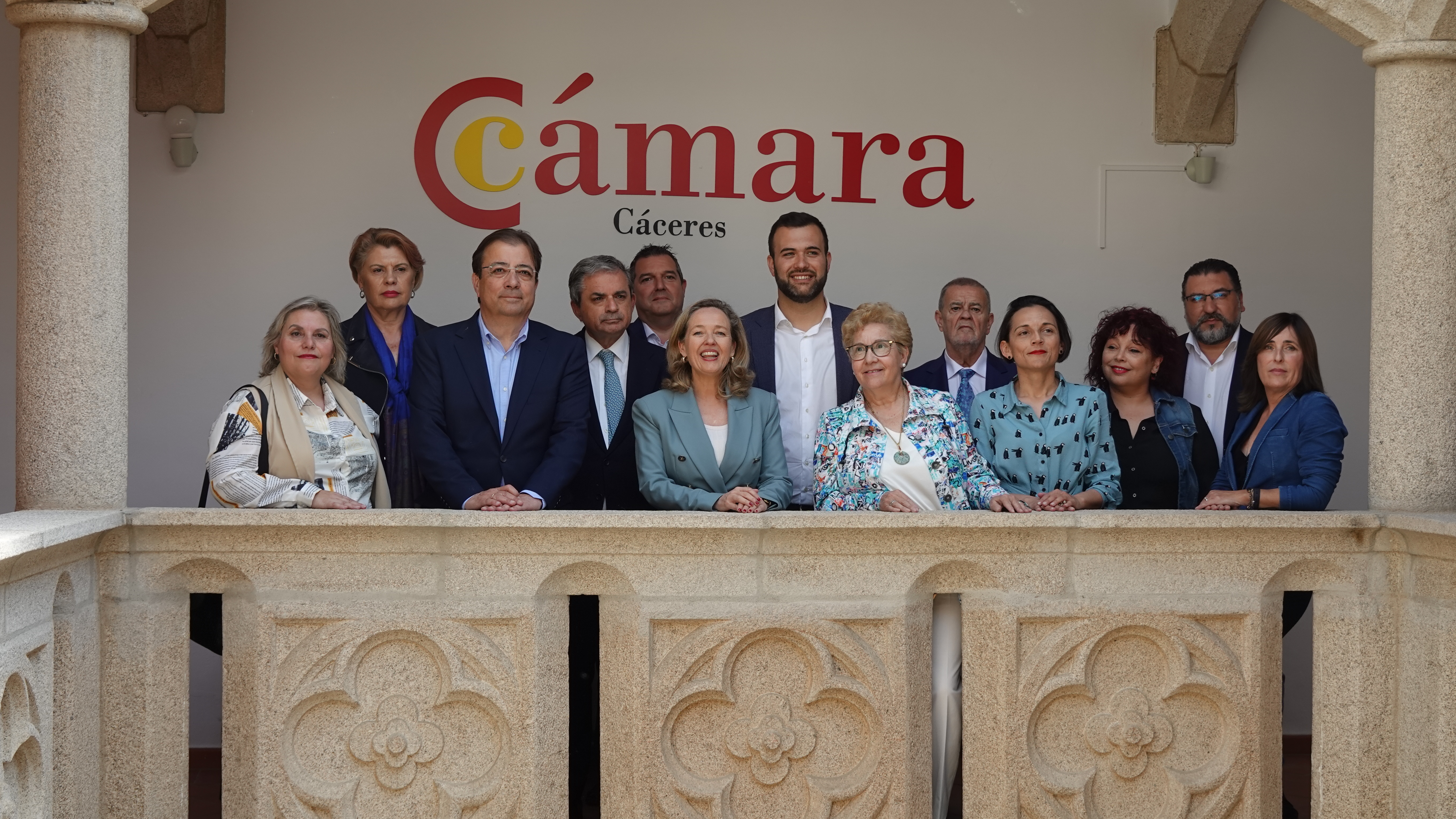 Galería de fotos: Encuentro empresarial con la Vicepresidenta y Ministra de Asuntos Económicos, Nadia Calviño, y el presidente de la Junta de Extremadura, Guillermo F. Vara