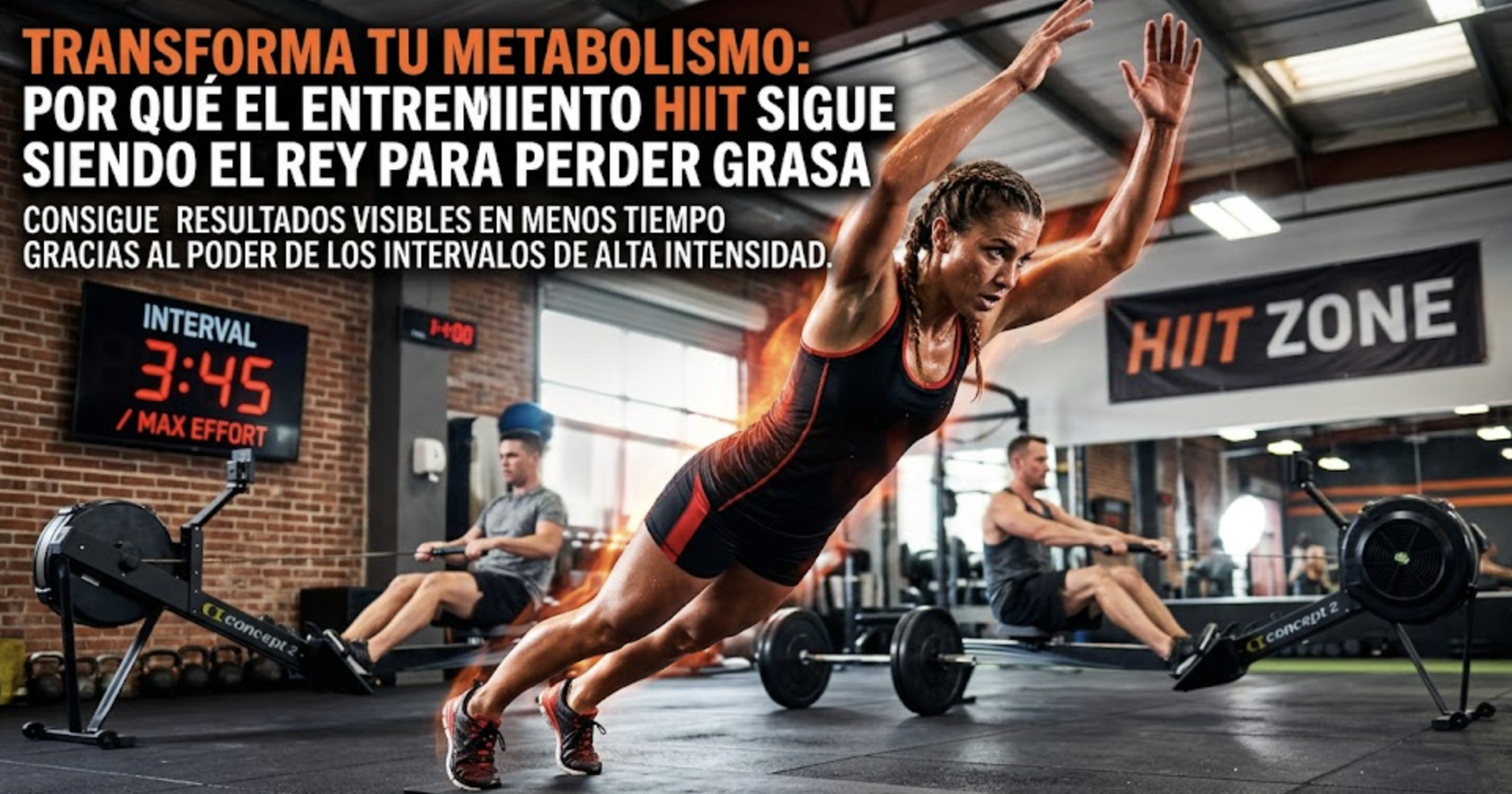 Transforma tu metabolismo: Por qué el entrenamiento HIIT sigue siendo el rey para perder grasa