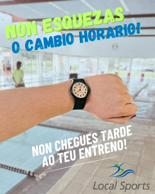 Non esquezas o cambio horario
