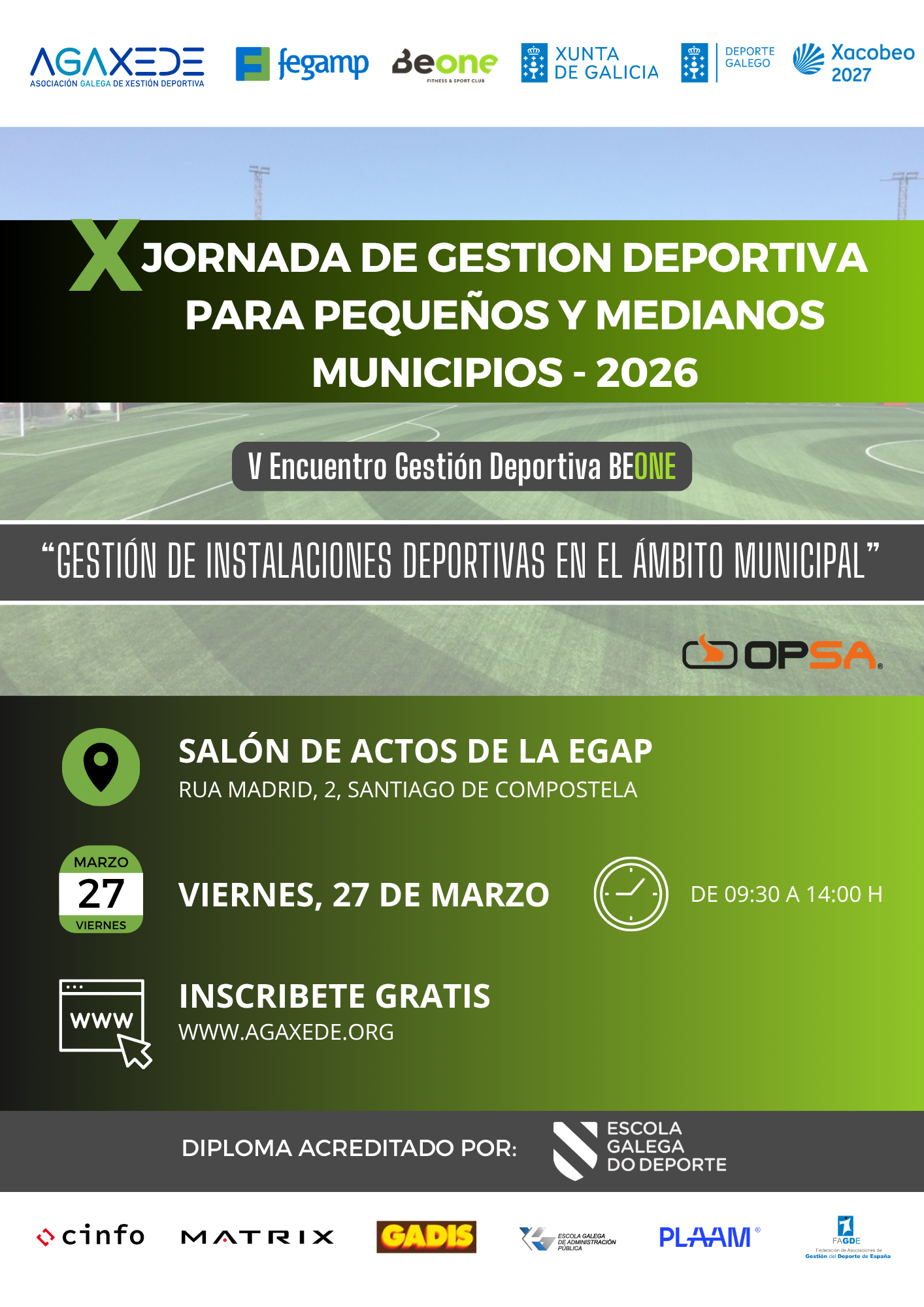 X XORNADA DE XESTION DEPORTIVA PARA PEQUENOS E MEDIANOS MUNICIPIOS-2026
