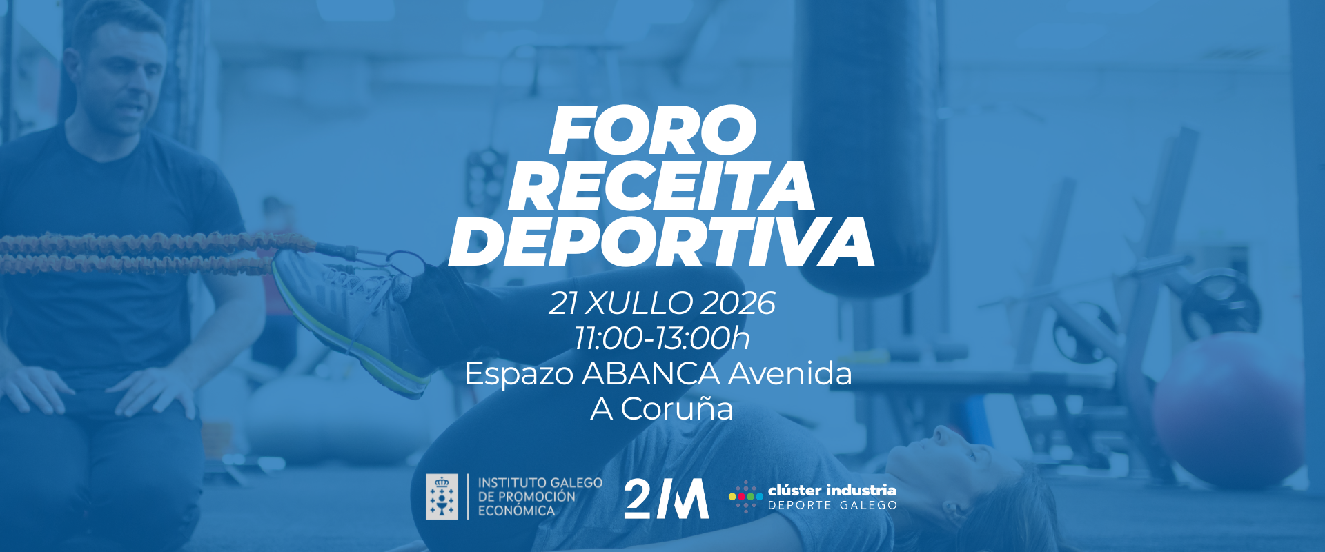 O CLÚSTER GALEGO DO DEPORTE REUNIRÁ NA CORUÑA A PERSOAS EXPERTAS SOBRE PRESCRICIÓN DE EXERCICIO FÍSICO