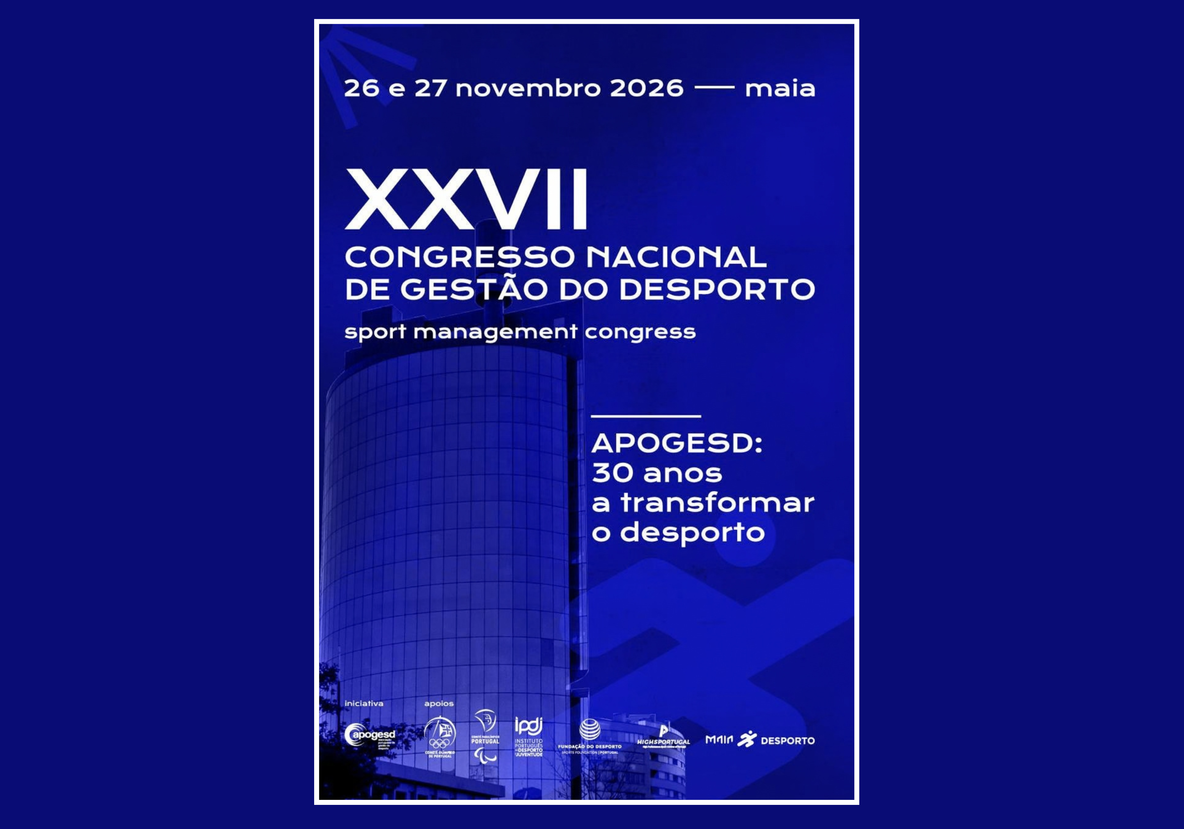 XXVII CONGRESO NACIONAL DE GESTIÓN DEL DEPORTE DE APOGESD