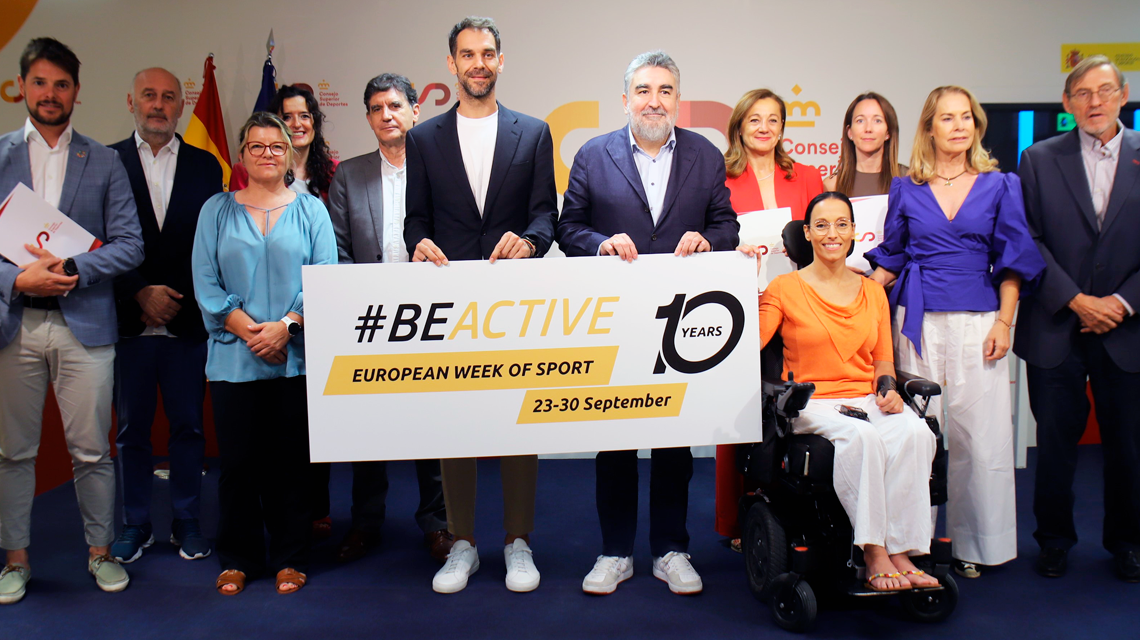 O CONSELLO SUPERIOR DE DEPORTE (CSD) ACOLLE A PRESENTACIÓN DA SEMANA EUROPEA DO DEPORTE 2025