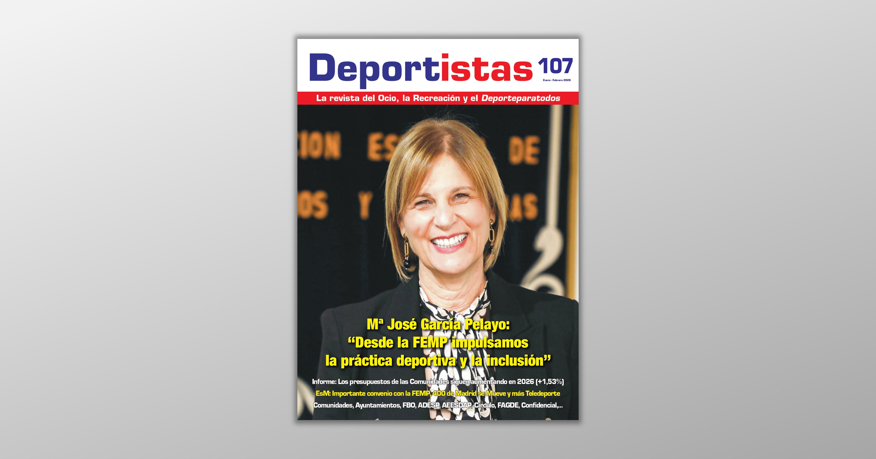 NUEVA EDICIÓN DE LA REVISTA DEPORTISTAS 107