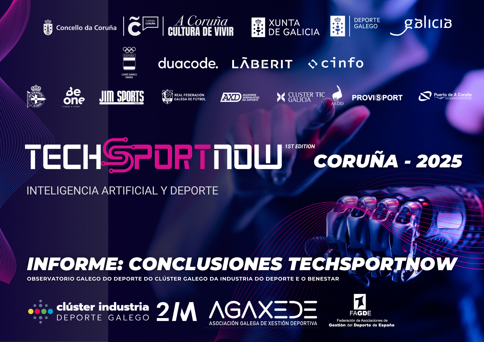 PUBLICADO EL INFORME CON LAS CONCLUSIONES DEL CONGRESO TECHSPORTNOW CORUÑA - 2025