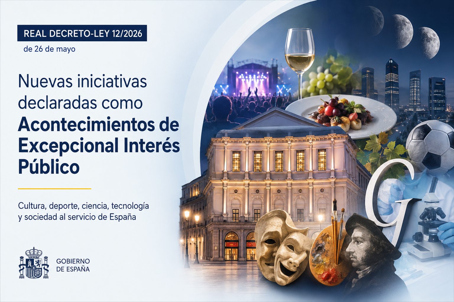 EL GOBIERNO DECLARA NUEVAS INICIATIVAS COMO ACONTECIMIENTOS DE EXCEPCIONAL INTERÉS PÚBLICO