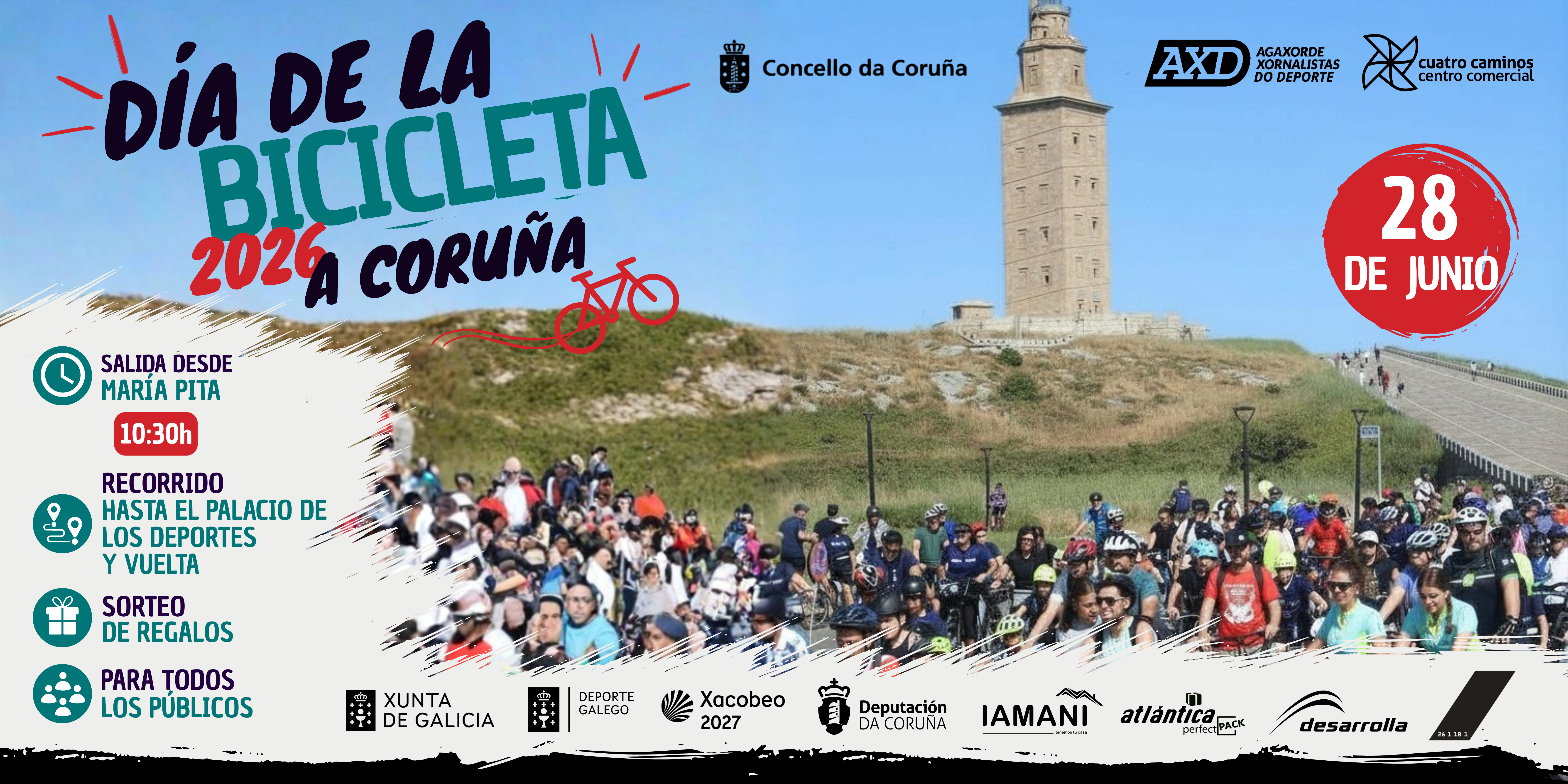 AGAXEDE ESTARÁ PRESENTE EN EL DÍA DE LA BICICLETA 2026 CON UNA ESTACIÓN DE JUEGOS ALTERNATIVOS
