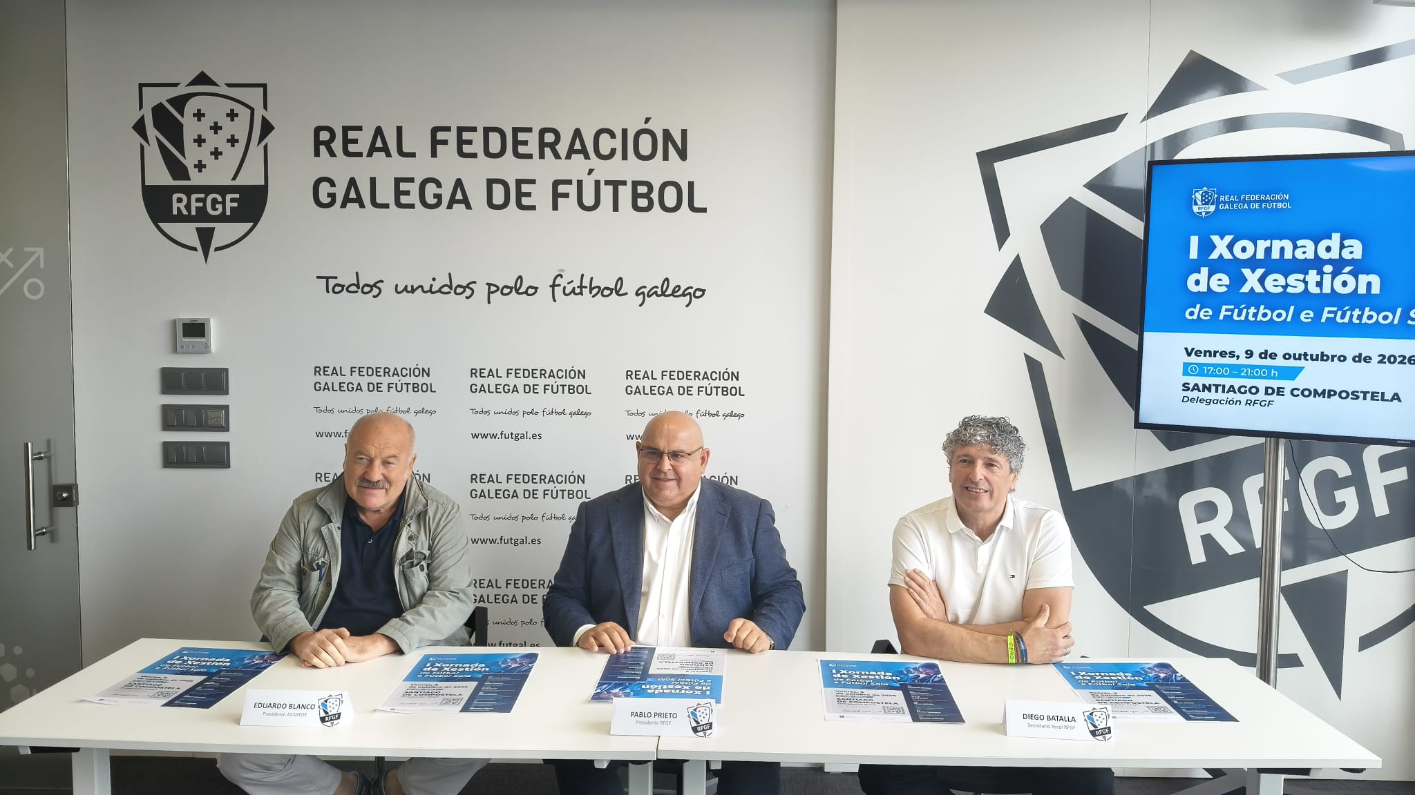 LA RFGF Y AGAXEDE PRESENTAN LA I XORNADA DE XESTIÓN DE FÚTBOL E FÚTBOL SALA