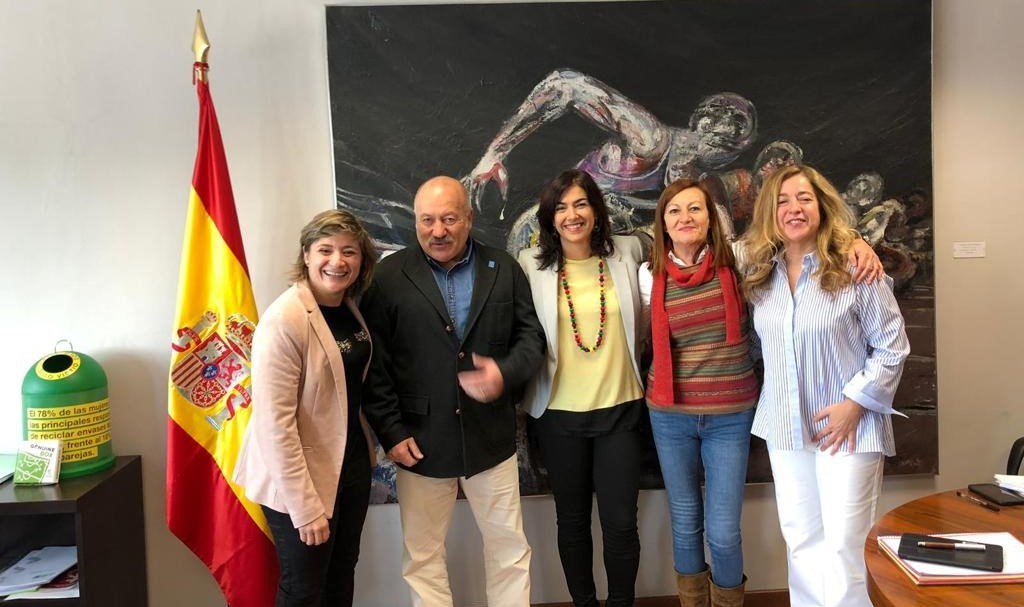 La presidenta del CSD recibe a una delegación de FAGDE