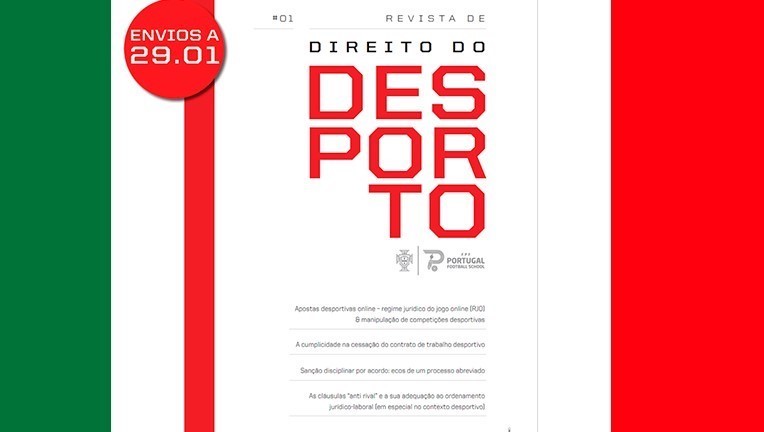 El nº 1 de la Revista de Dercho del Deporte de Portugal, ya disponible