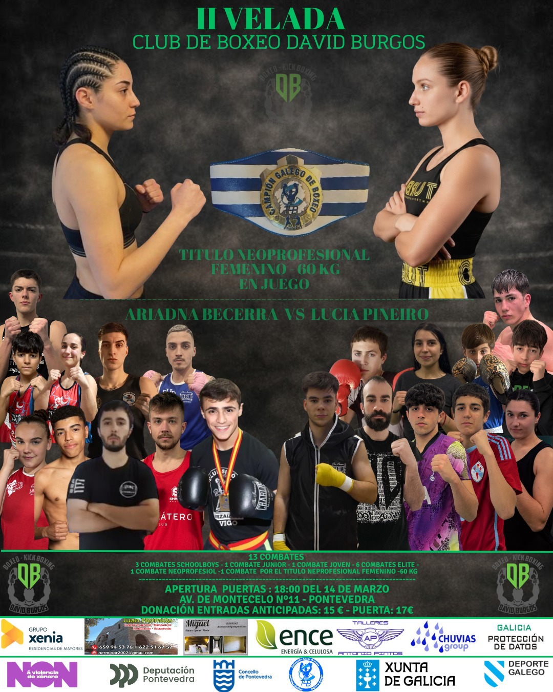 Velada en Pontevedra - Campionato neo profesional -60 kg