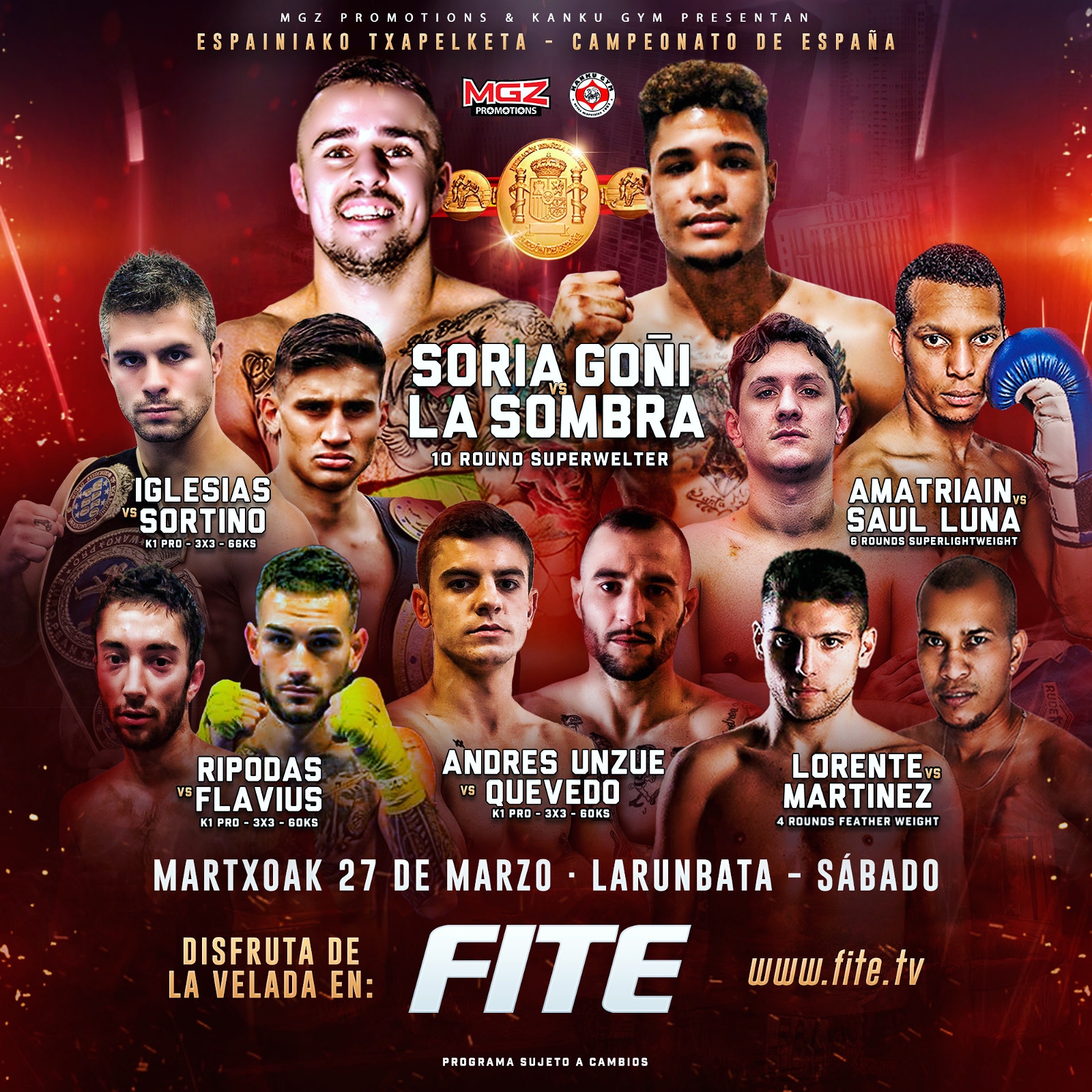 Campeonato de España Super welter