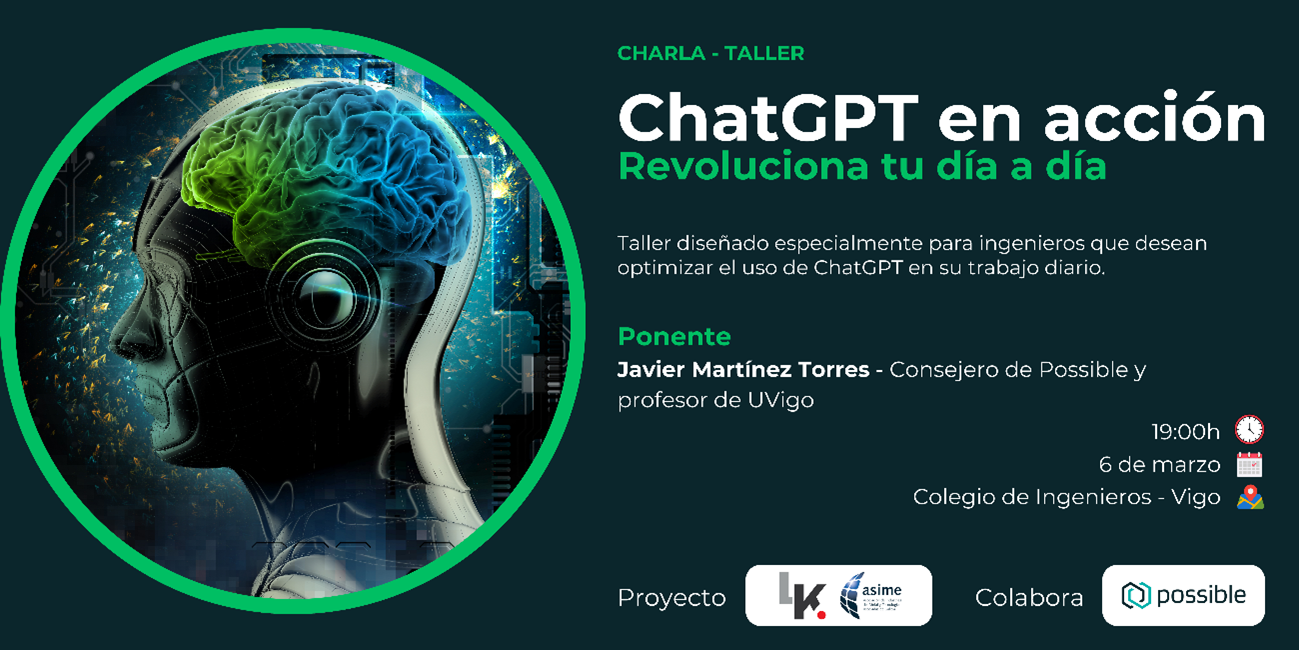 Charla - Taller ChatGPT en acción: Revoluciona tu día a día | ICOIIG