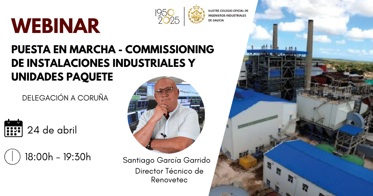 Webinar | Puesta en marcha - Commissioning de instalaciones industriales  unidades paquete | ICOIIG