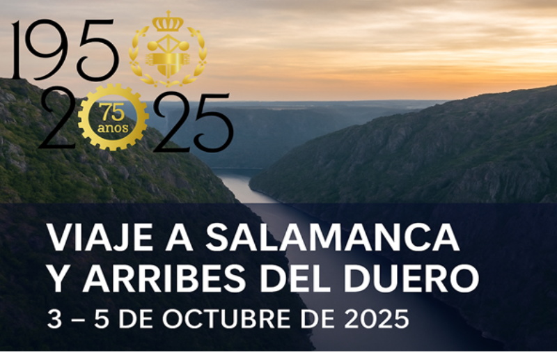 Viaje Conmemorativo del 75 aniversario ICOIIG: Salamanca y Arribes del Duero, 3-5 octubre 2025