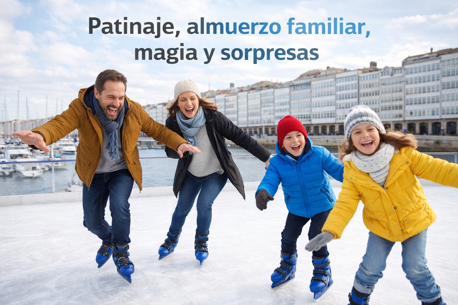 Patinaje, almuerzo familiar, magia y sorpresas | Delegación de A Coruña