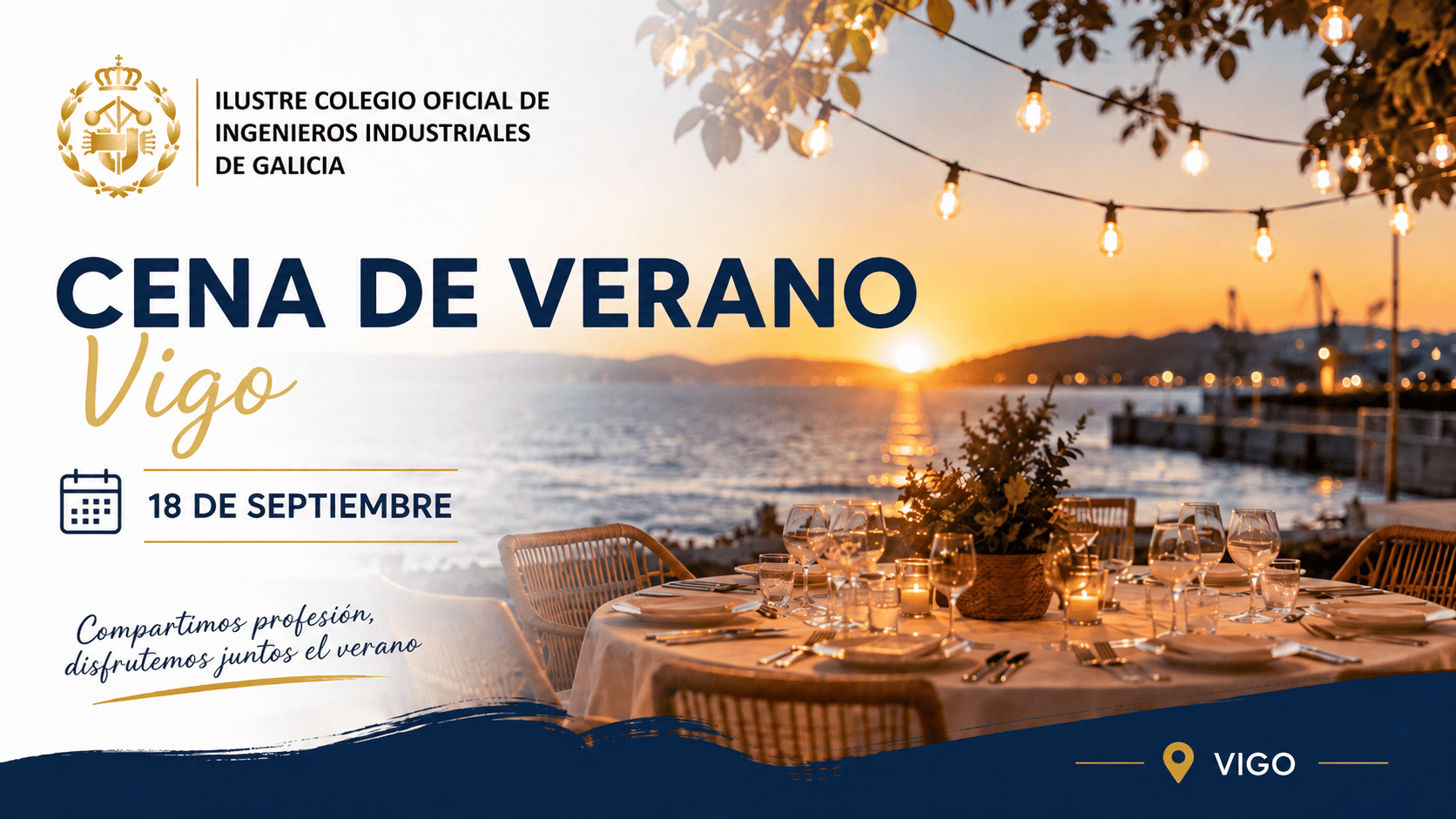 Cena de Verano Delegación de Vigo 2026 | ICOIIG