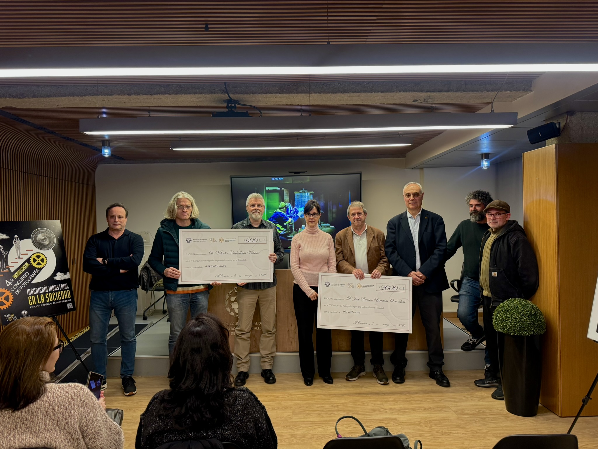 Javier Arcenillas gana el IV Concurso de  Fotografía “Ingeniería Industrial en la Sociedad” y Juan Ramón Larrocea  Ormaechea obtiene el premio a la mejor serie
