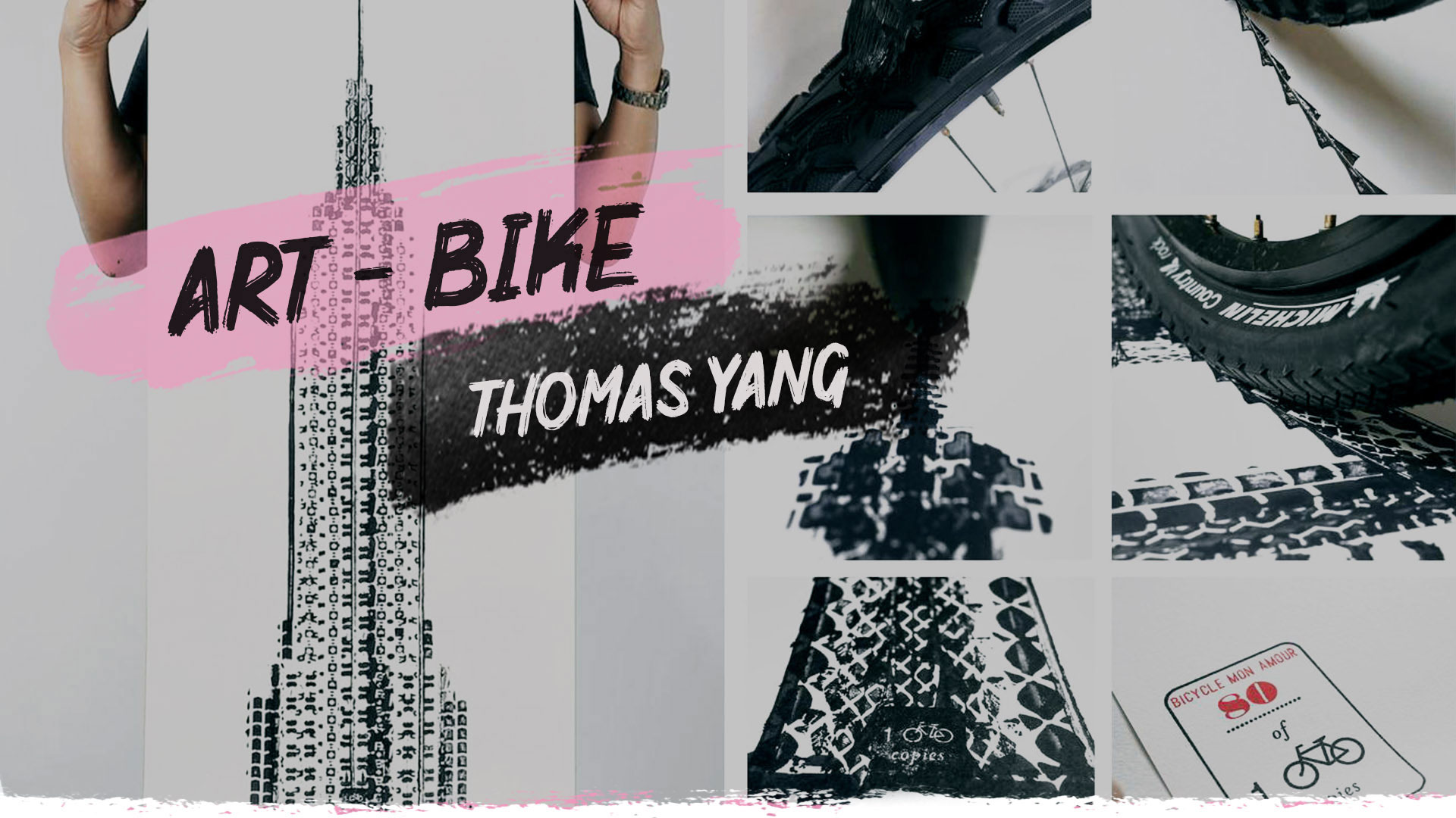 El artista Thomas Yang hace obras de arte con piezas de bicicletas
