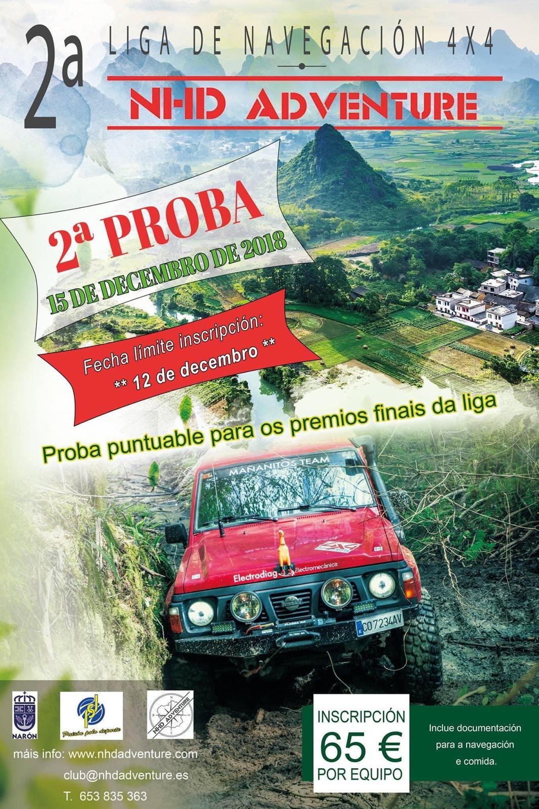 2ª Liga de navegación 4x4 NHD Adventure